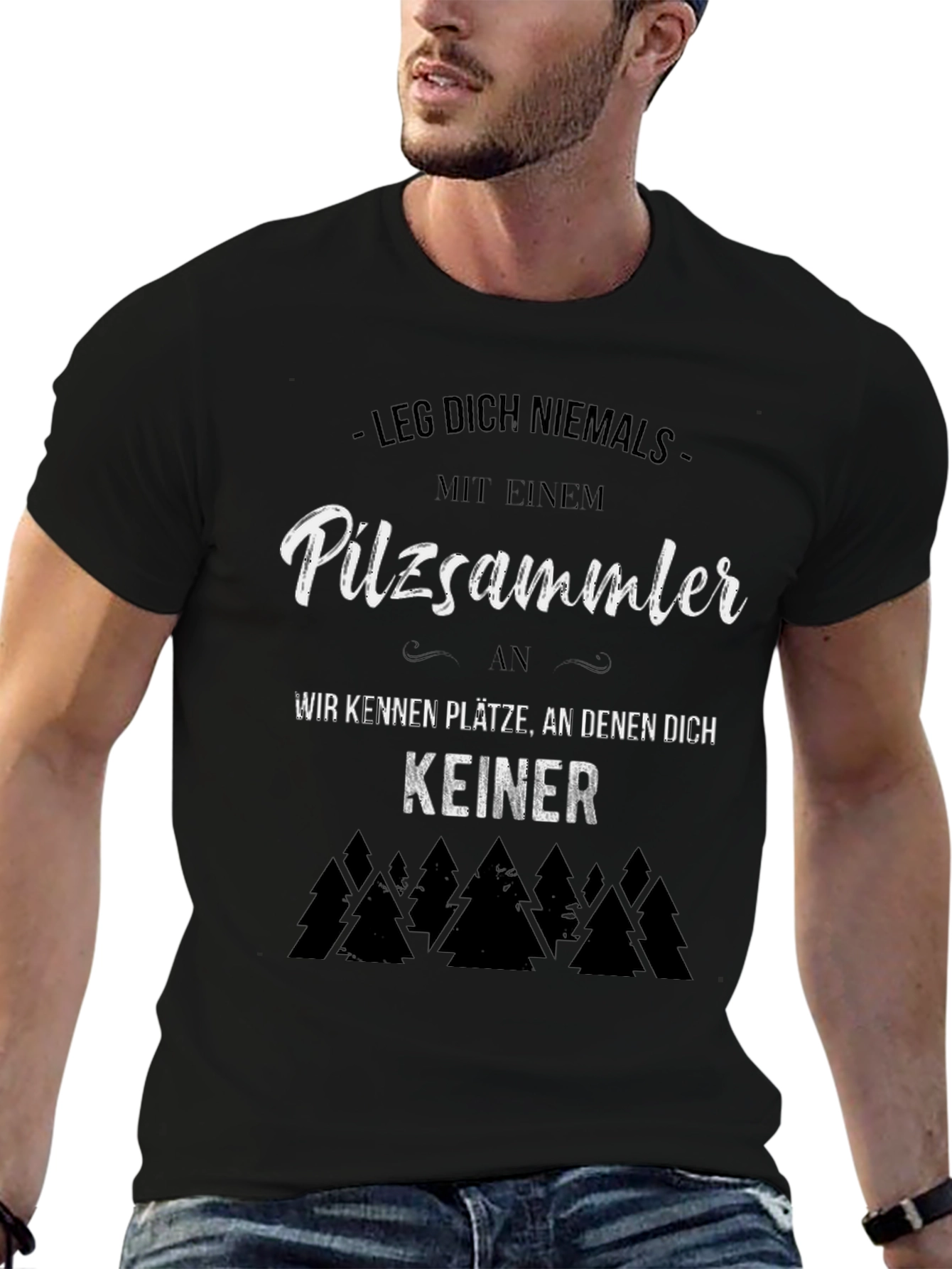 Pilzsammler T-Shirt - Mushroom Hunter Tee