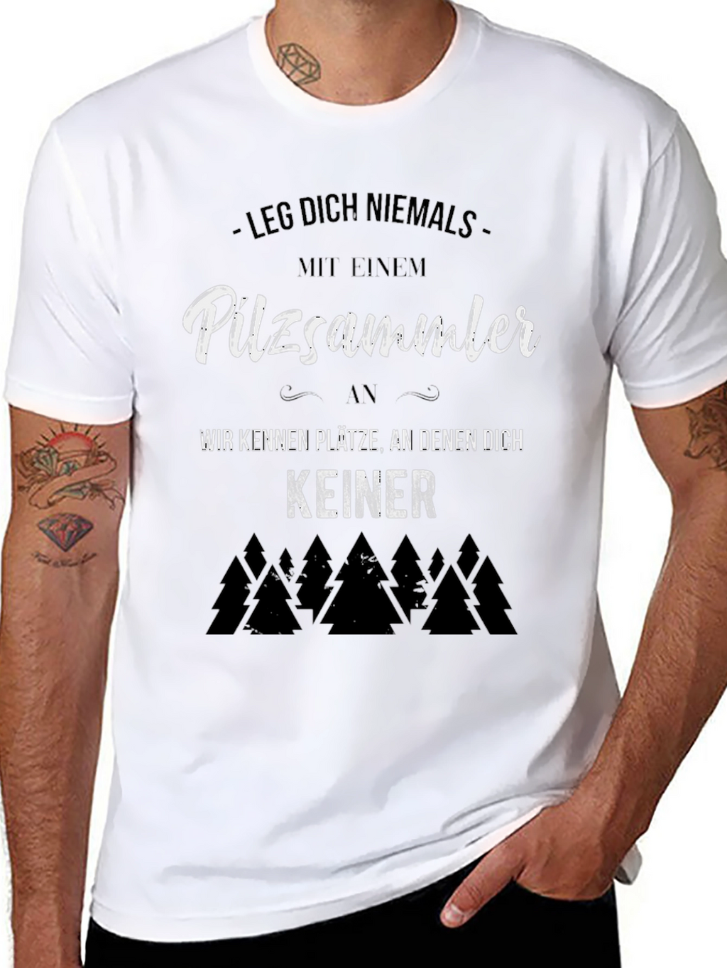 Pilzsammler T-Shirt - Mushroom Hunter Tee