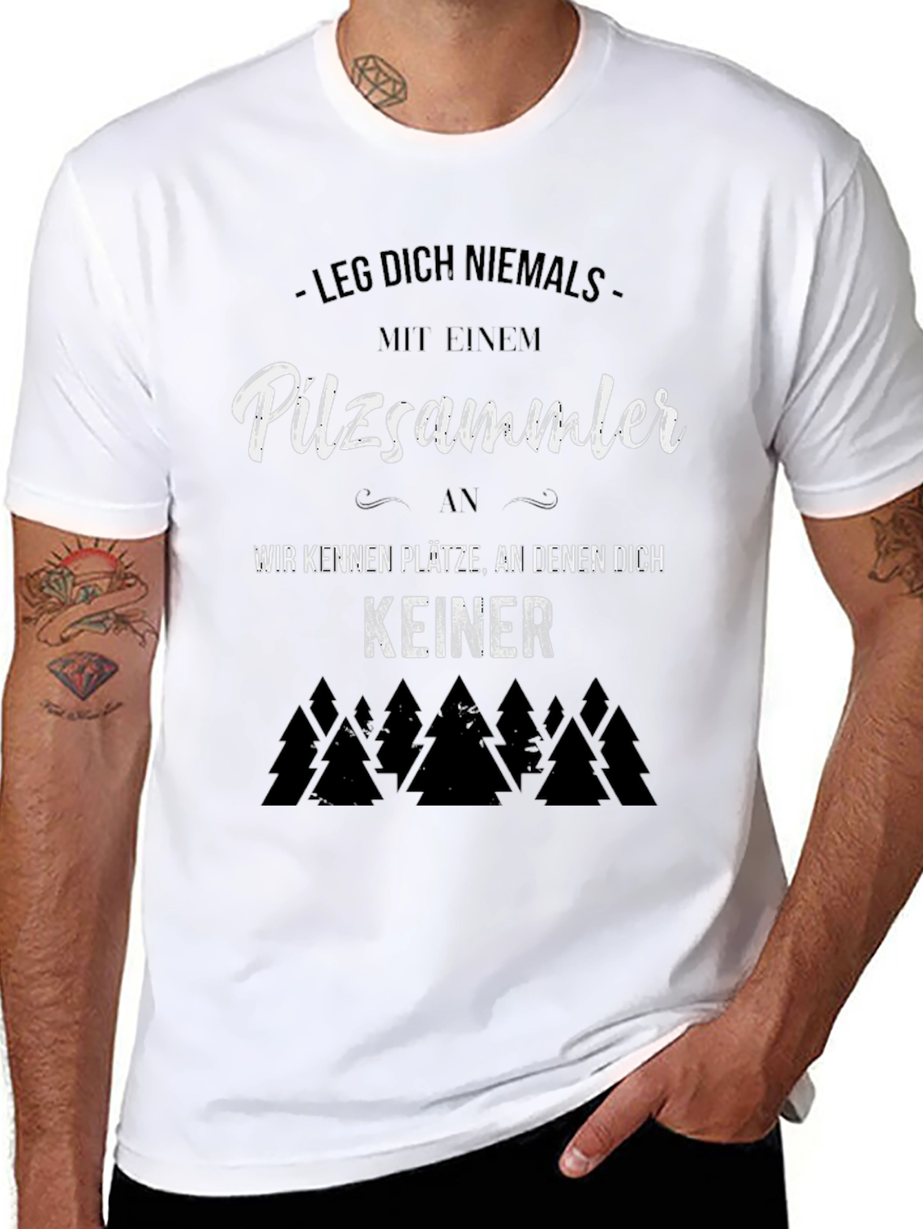 Pilzsammler T-Shirt - Mushroom Hunter Tee