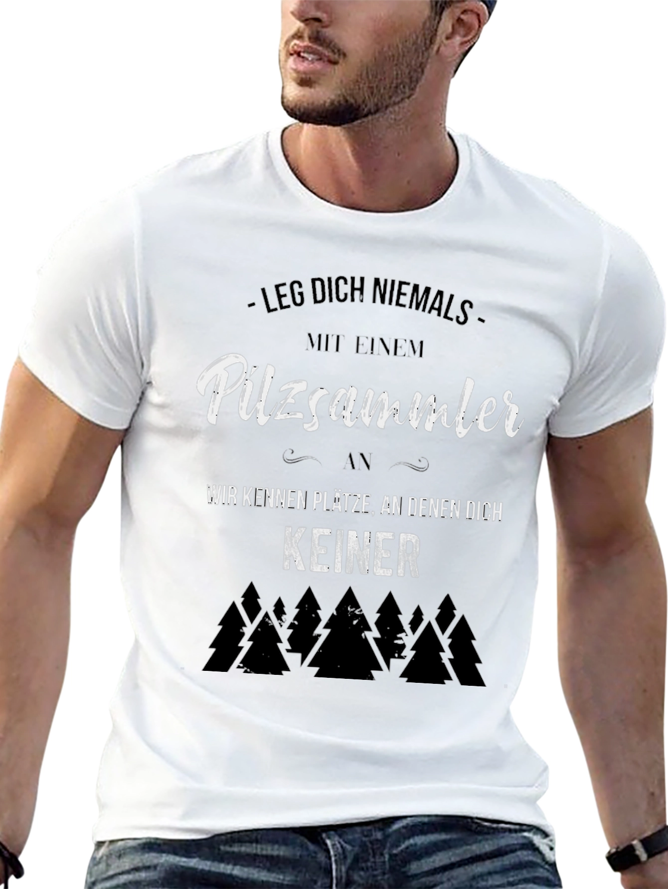 Pilzsammler T-Shirt - Mushroom Hunter Tee