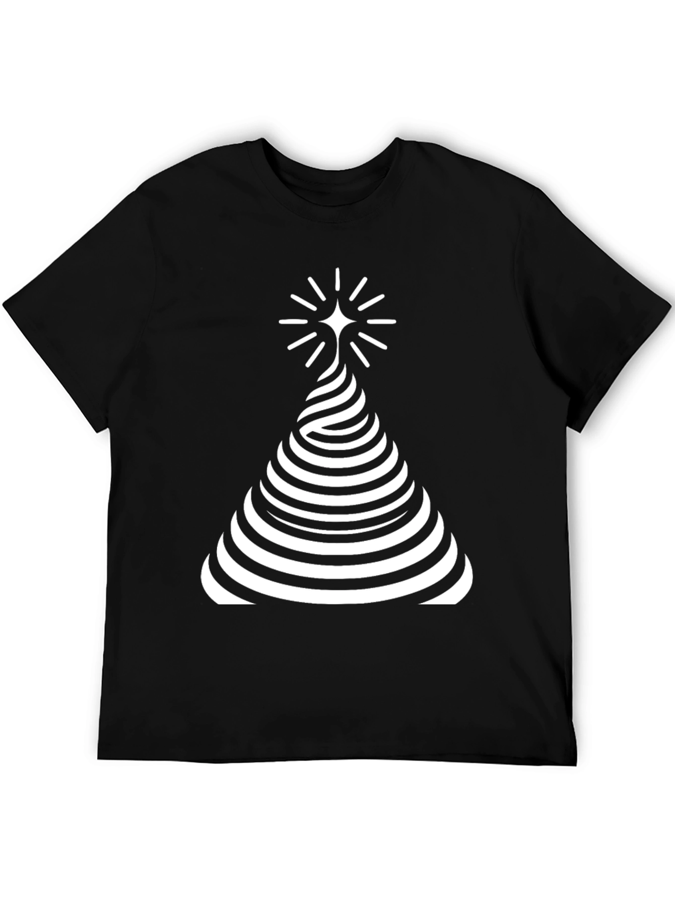 Striped Christmas Tree T-Shirt