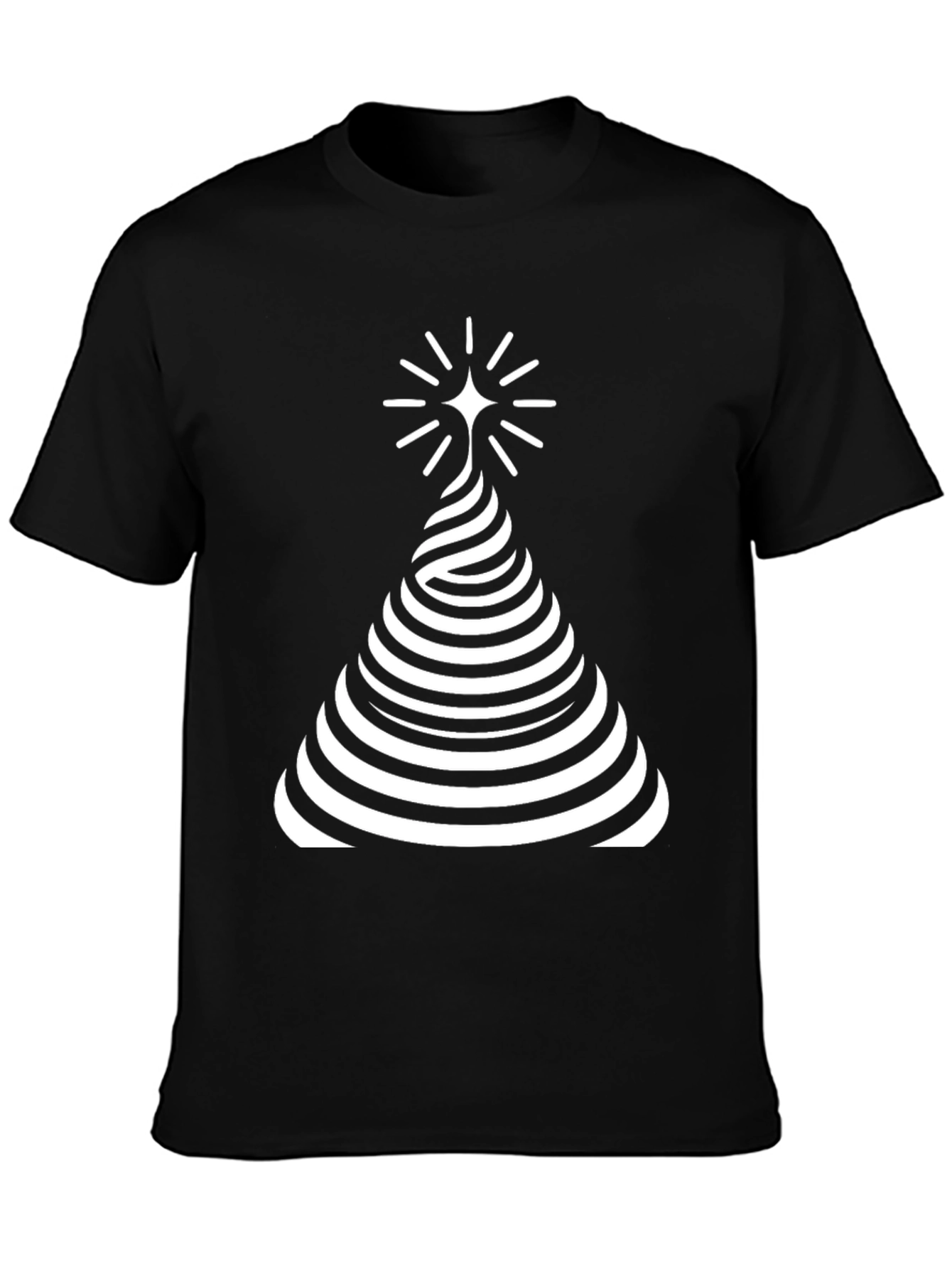 Striped Christmas Tree T-Shirt