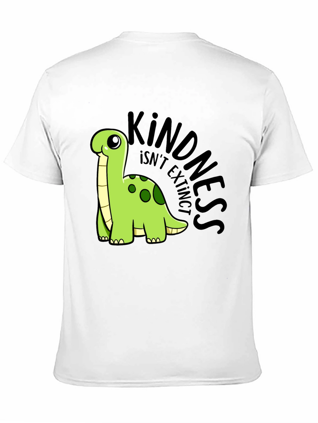 Kindness Dinosaur Graphic Tee - Extinction Awareness Shirt