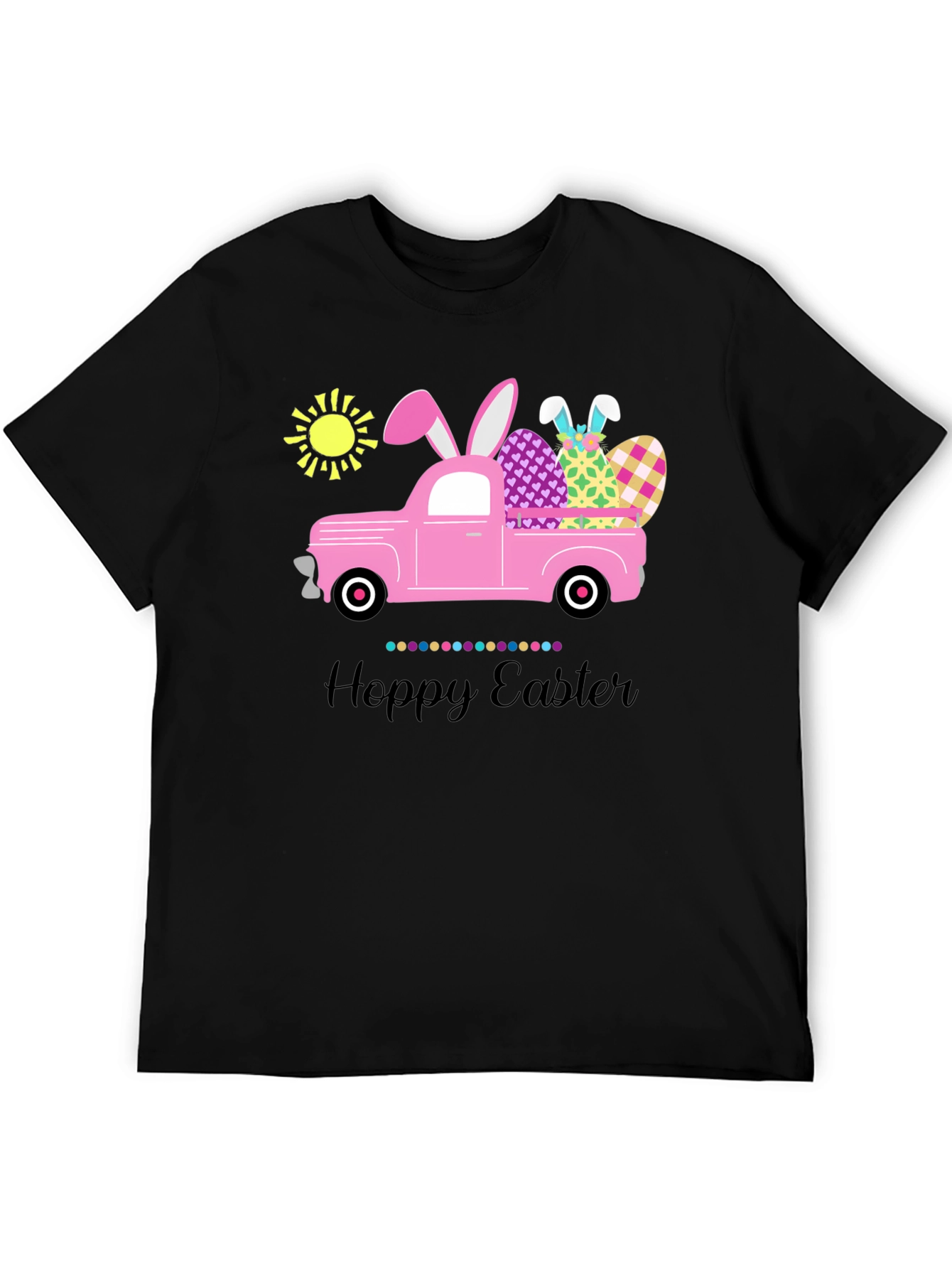 Hoppy Easter Truck T-Shirt - Fun Easter Tee