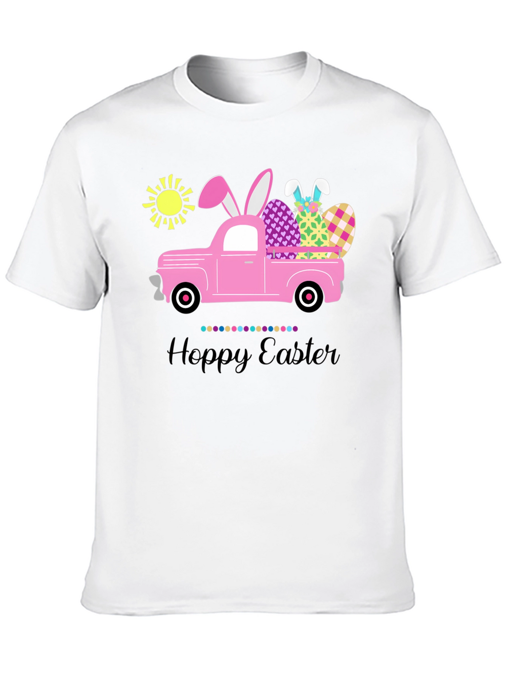 Hoppy Easter Truck T-Shirt - Fun Easter Tee