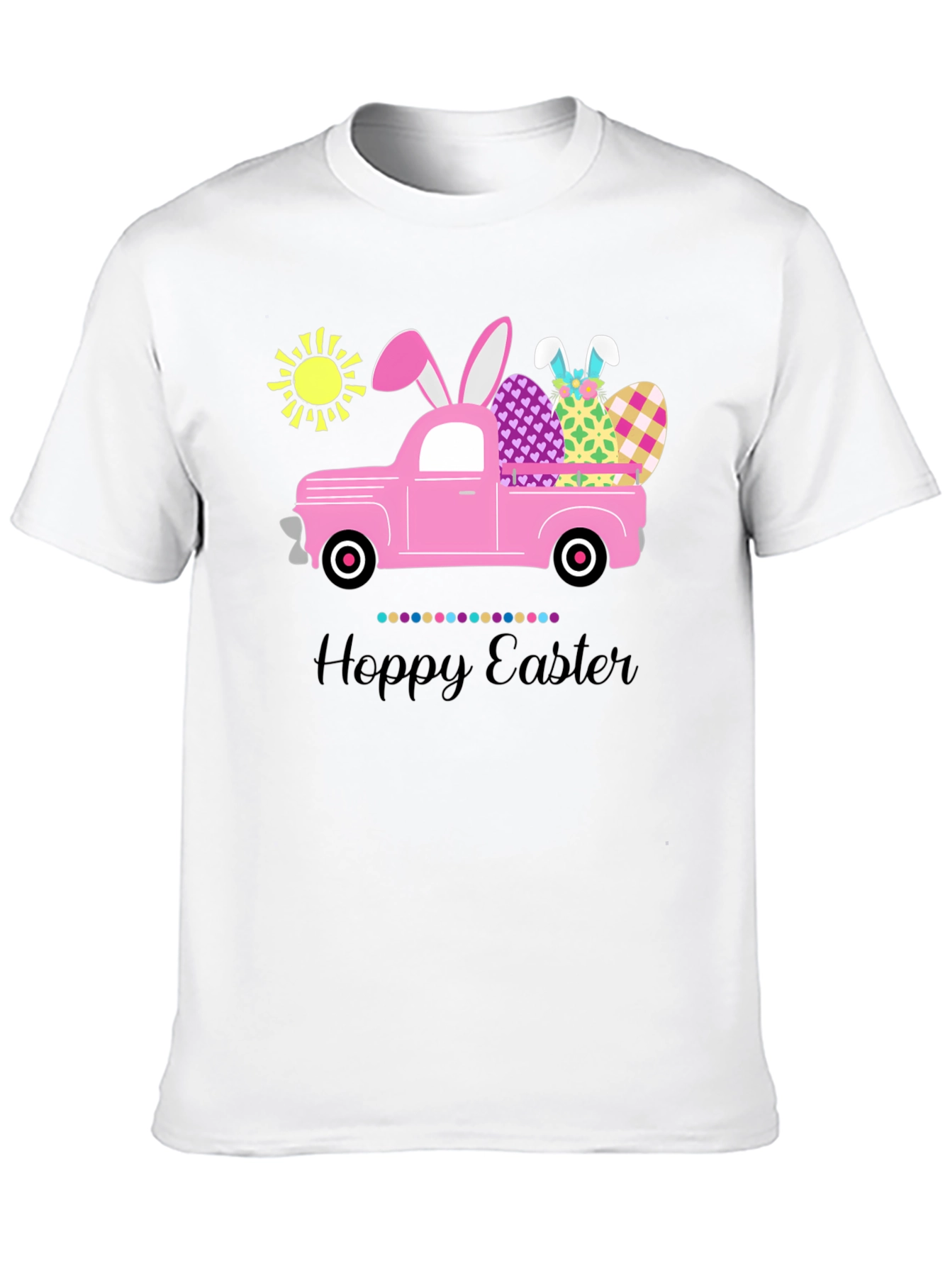 Hoppy Easter Truck T-Shirt - Fun Easter Tee