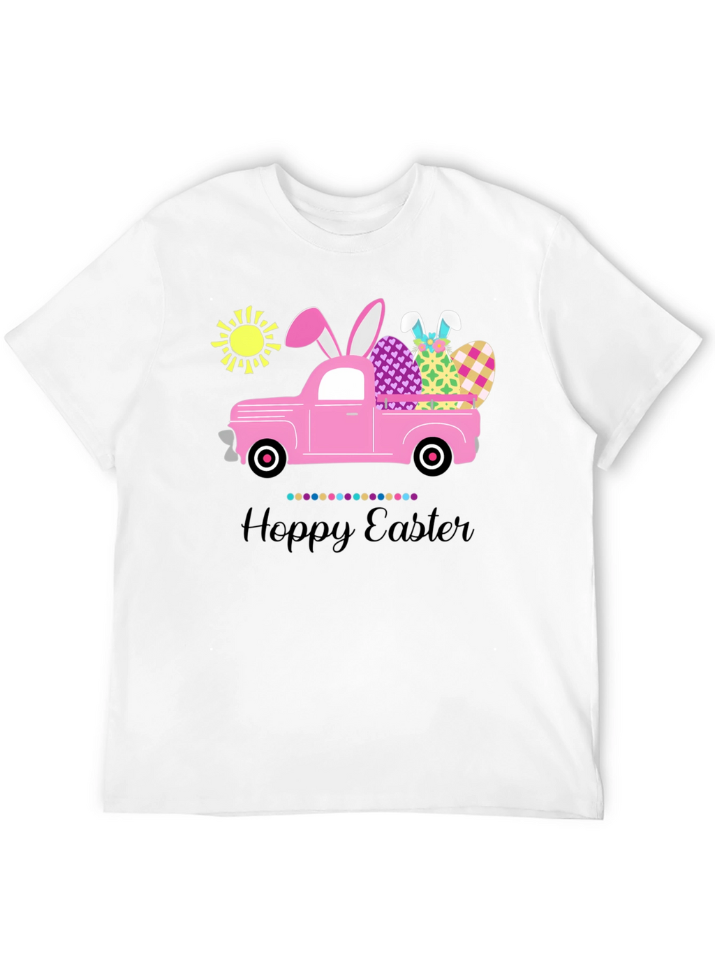 Hoppy Easter Truck T-Shirt - Fun Easter Tee