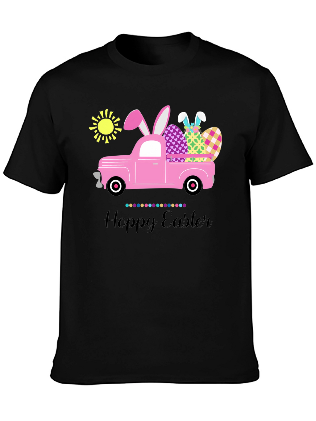 Hoppy Easter Truck T-Shirt - Fun Easter Tee