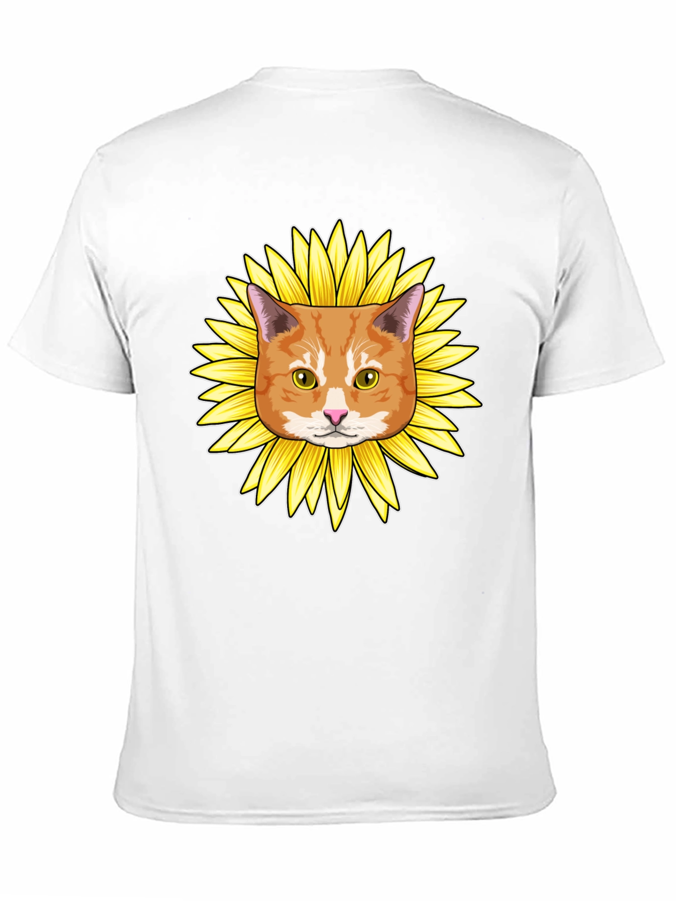 Sunflower Cat Graphic Tee