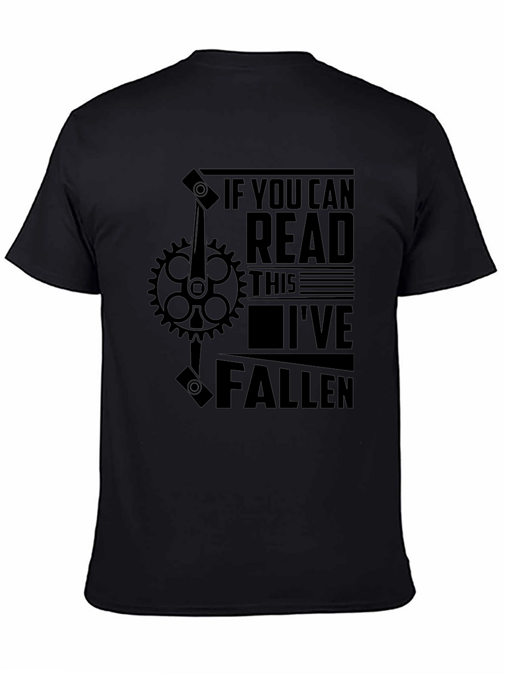 Funny Bike Fall T-Shirt - Read This Ive Fallen!