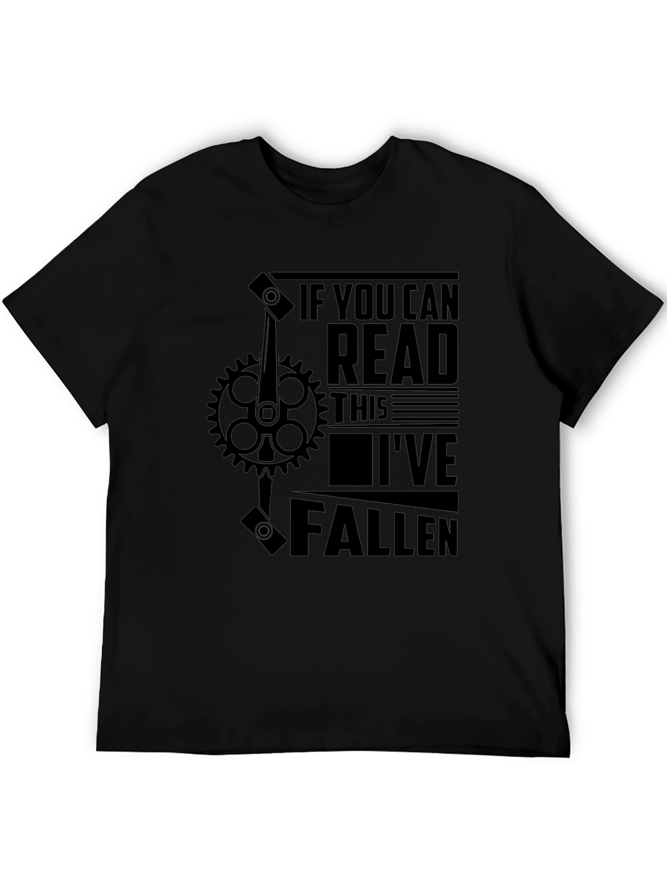 Funny Bike Fall T-Shirt - Read This Ive Fallen!