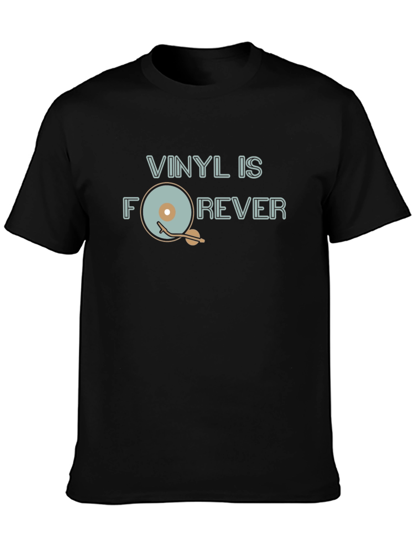 Vinyl is Forever Graphic Tee - Music Lover Shirt
