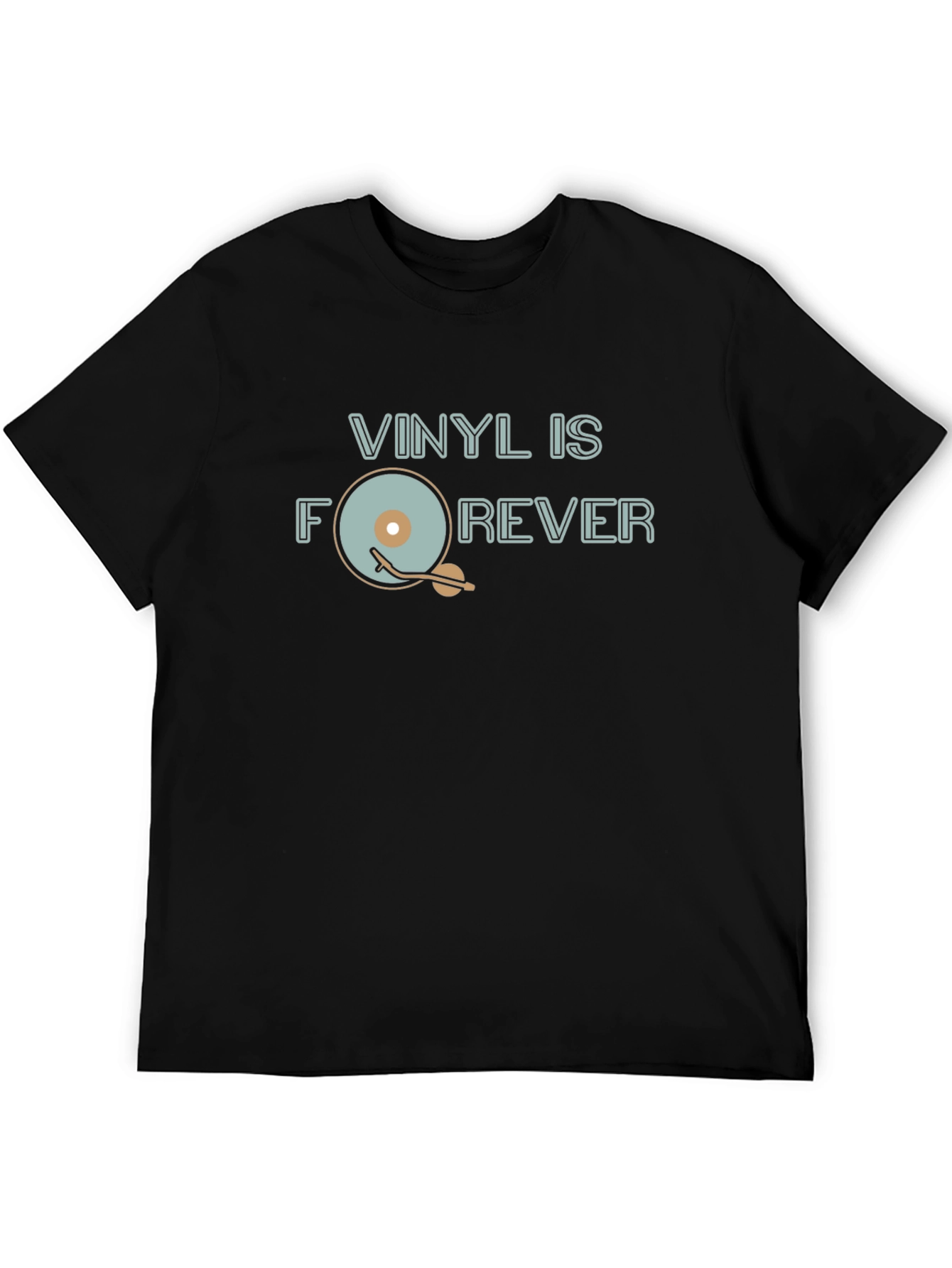Vinyl is Forever Graphic Tee - Music Lover Shirt
