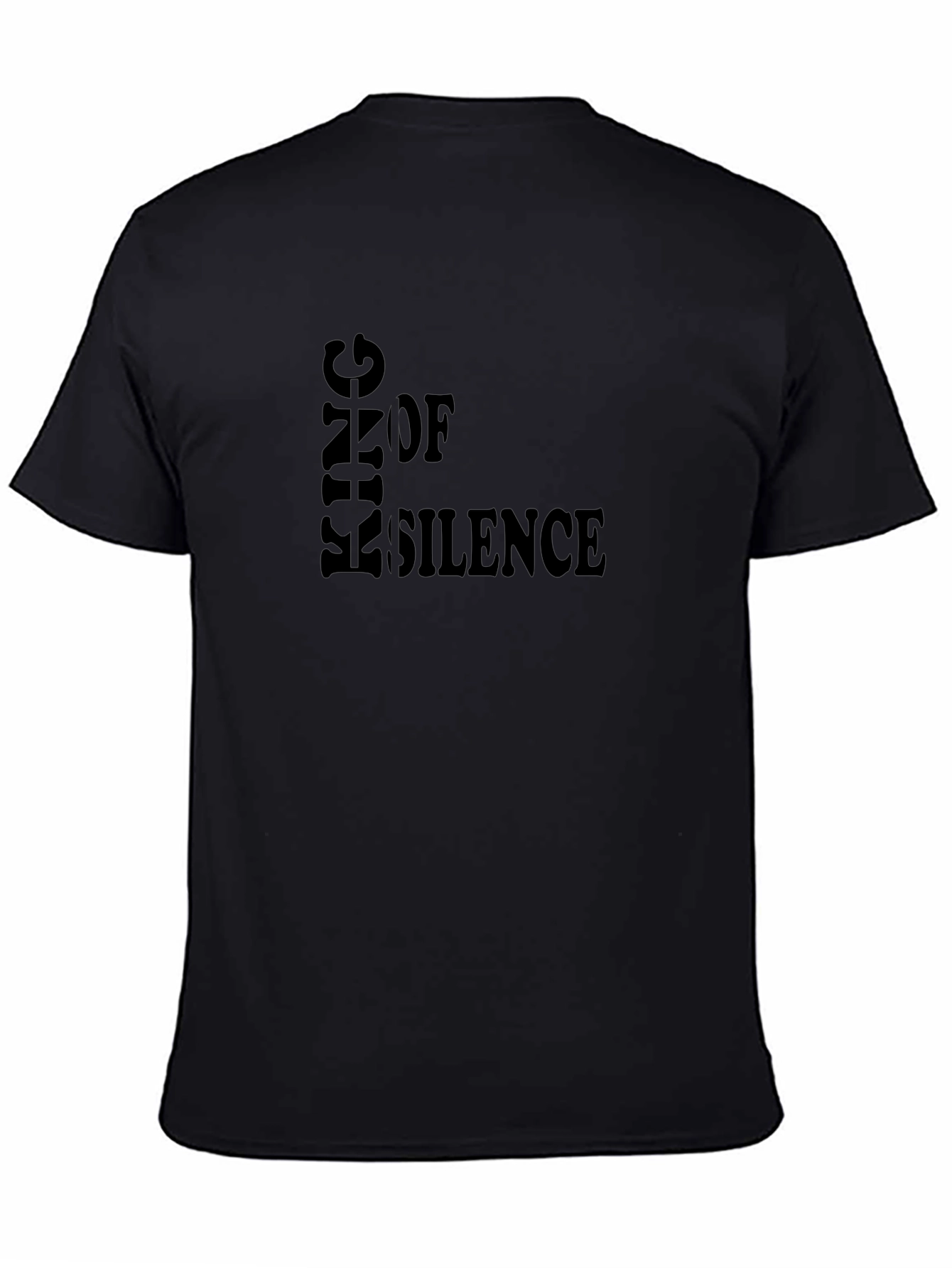 King of Silence Black T-Shirt - Bold Graphic Tee