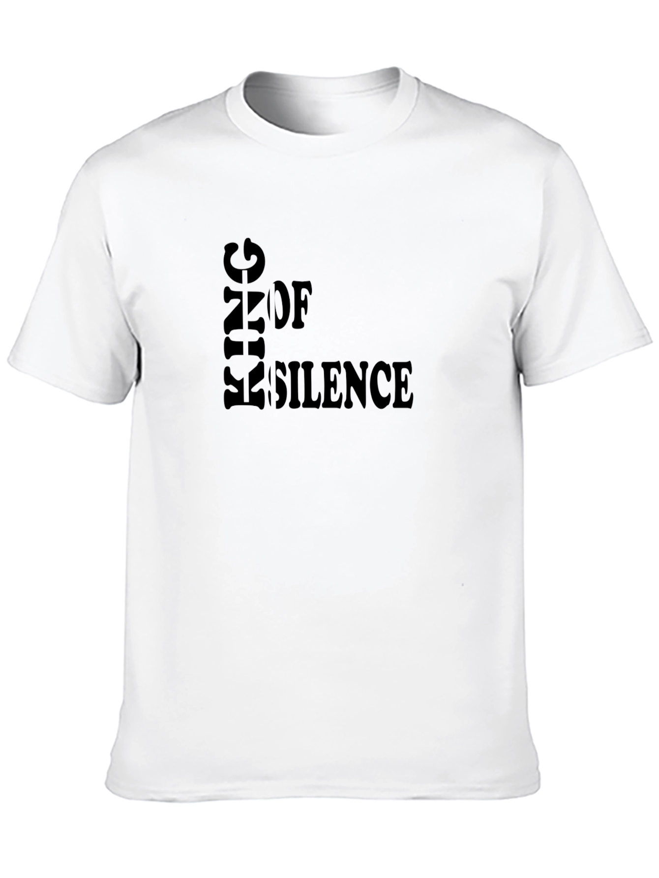 King of Silence Black T-Shirt - Bold Graphic Tee
