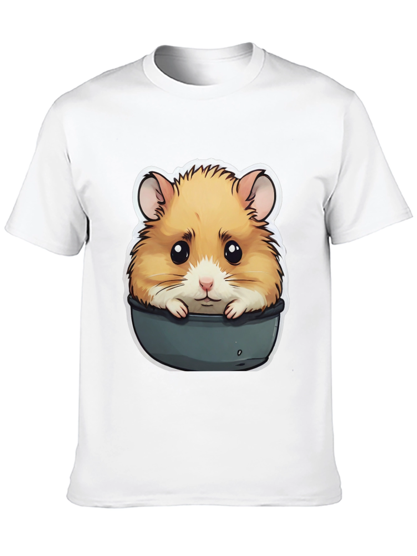 Hamster in Pot T-Shirt - Cute Pet Graphic Tee