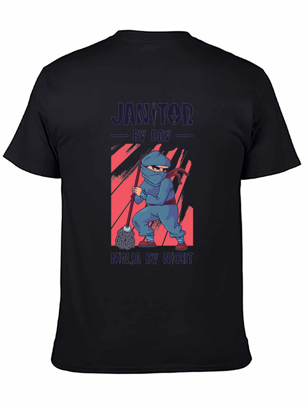 Janitor by Day Ninja by Night Graphic Tee