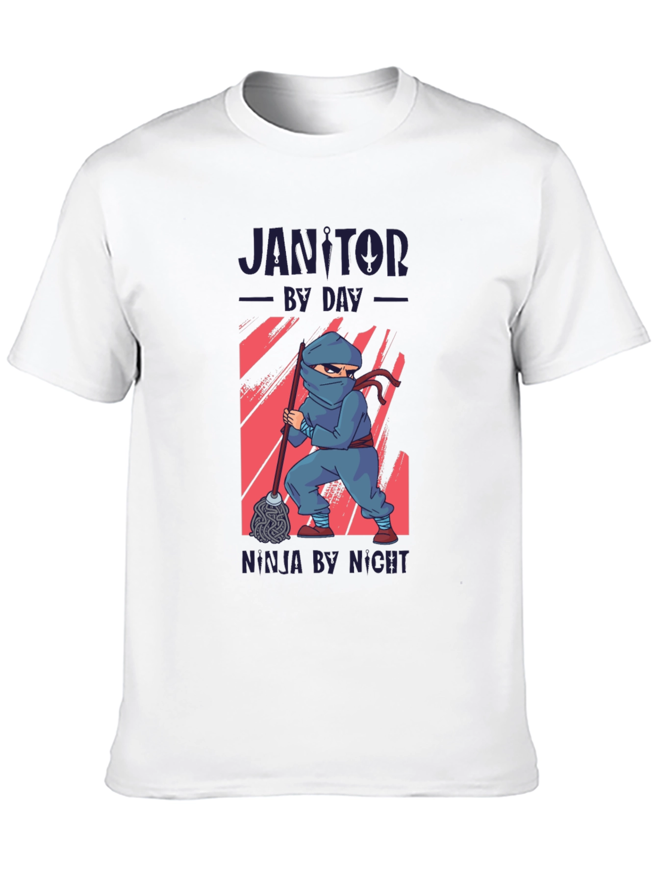 Janitor by Day Ninja by Night Graphic Tee