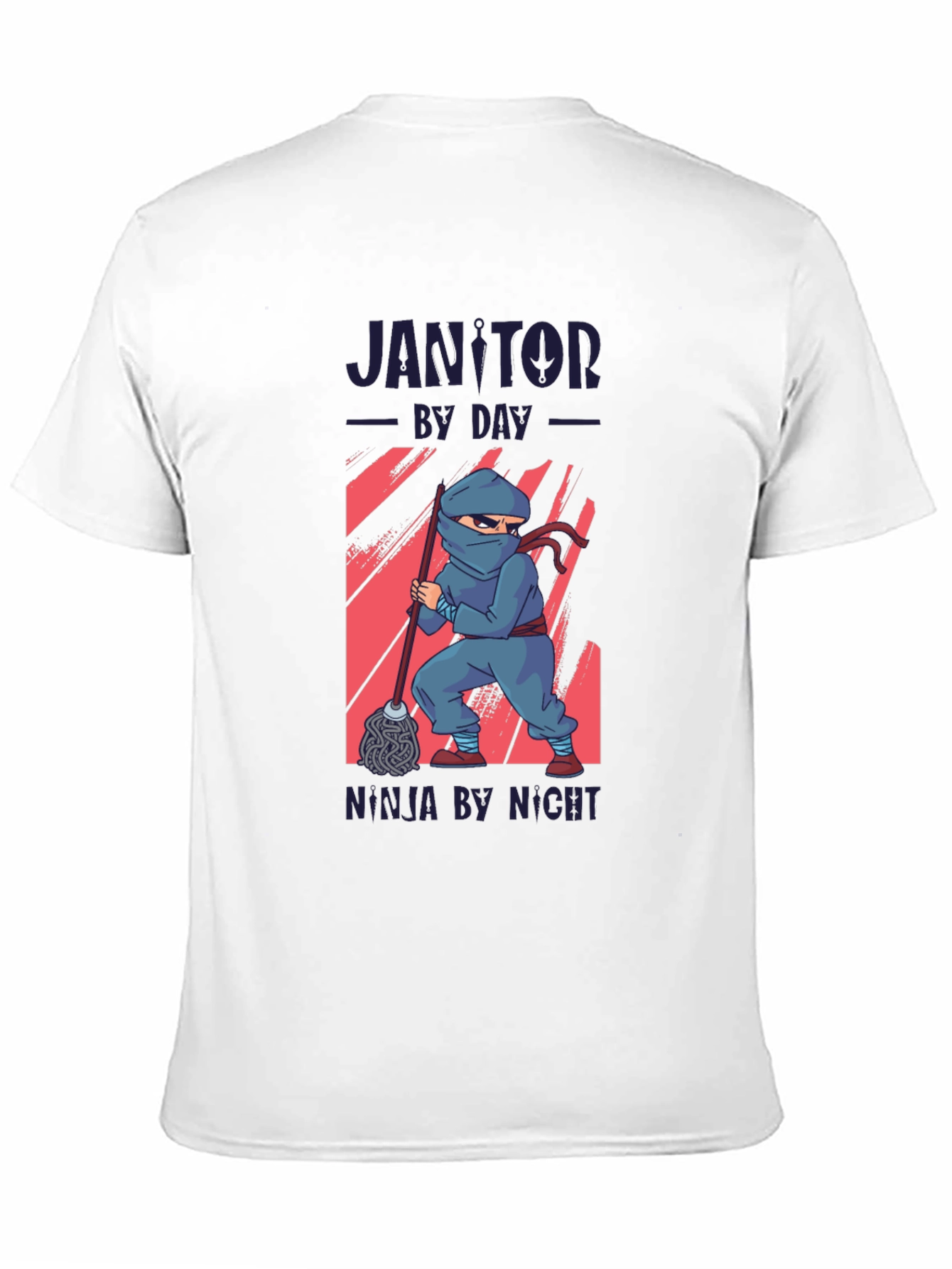 Janitor by Day Ninja by Night Graphic Tee