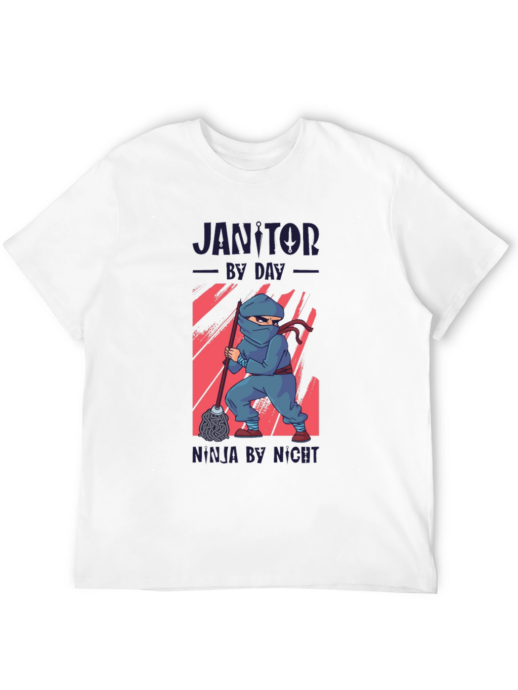 Janitor by Day Ninja by Night Graphic Tee