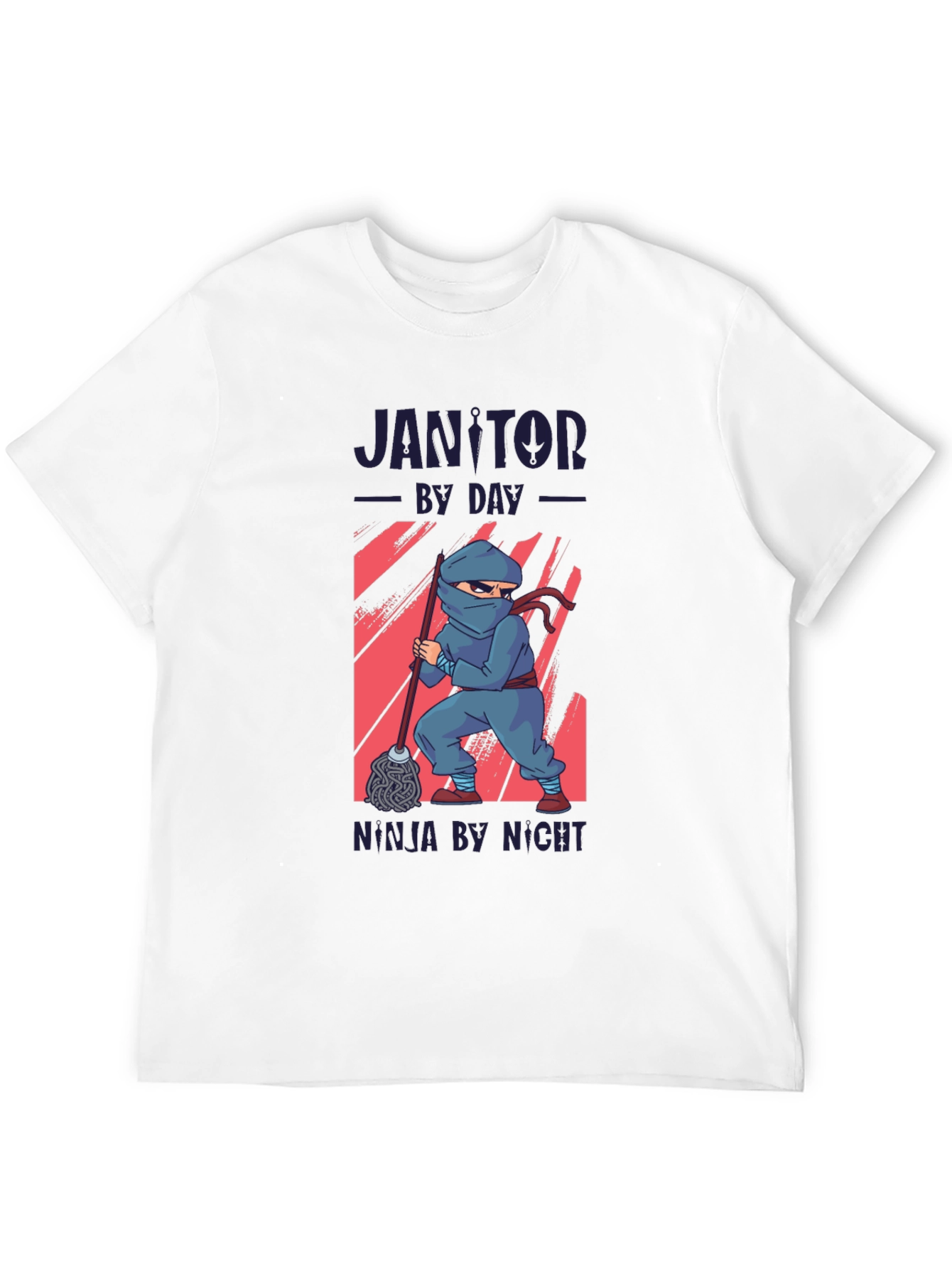 Janitor by Day Ninja by Night Graphic Tee