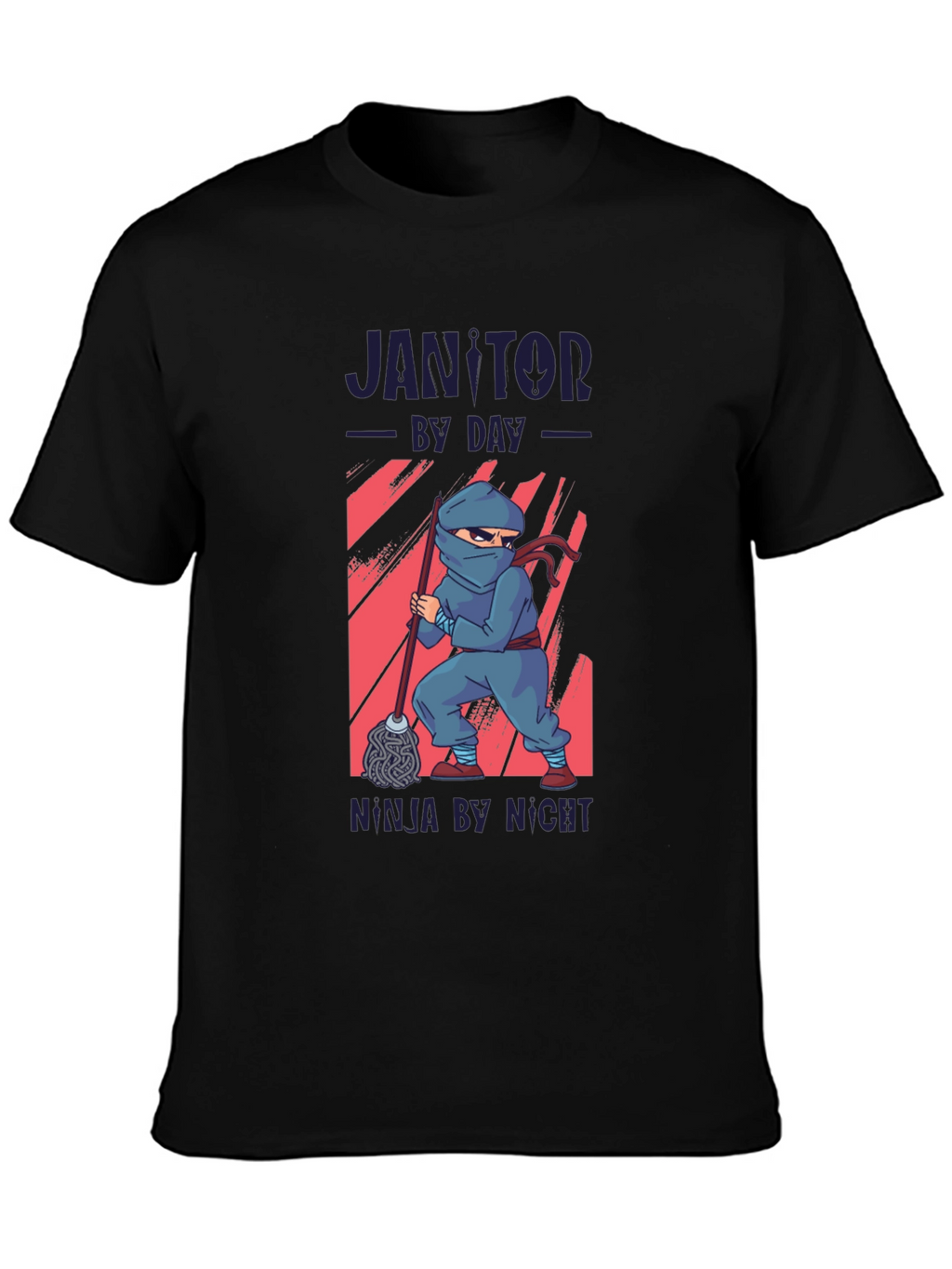 Janitor by Day Ninja by Night Graphic Tee