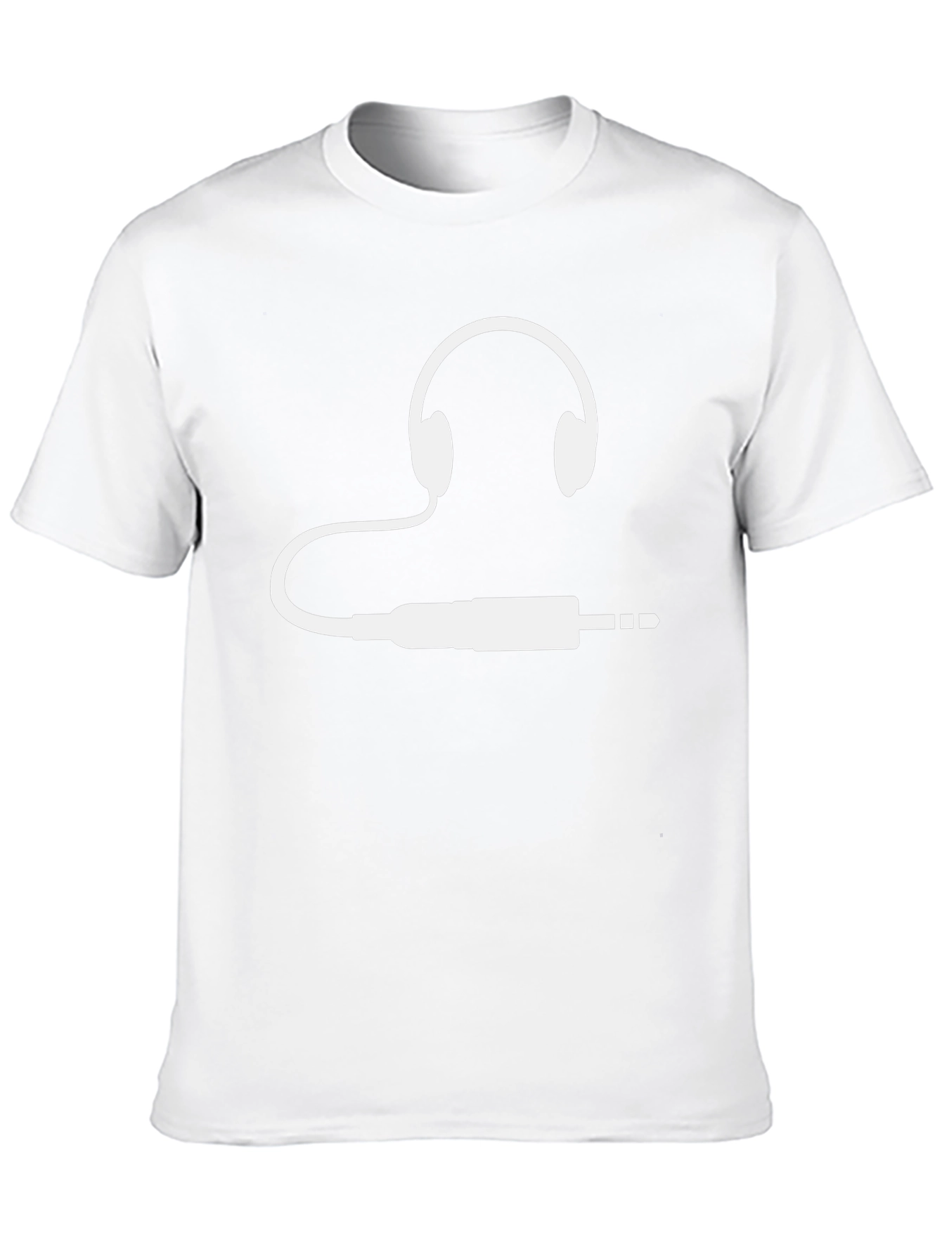 Headphone Jack Graphic Tee - Music Lover T-Shirt