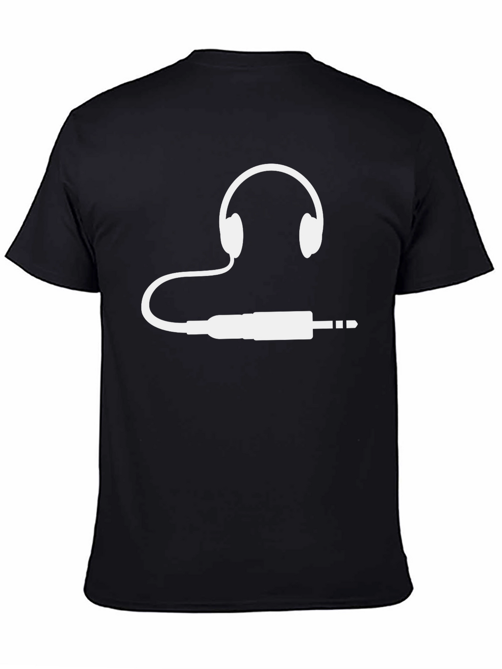 Headphone Jack Graphic Tee - Music Lover T-Shirt