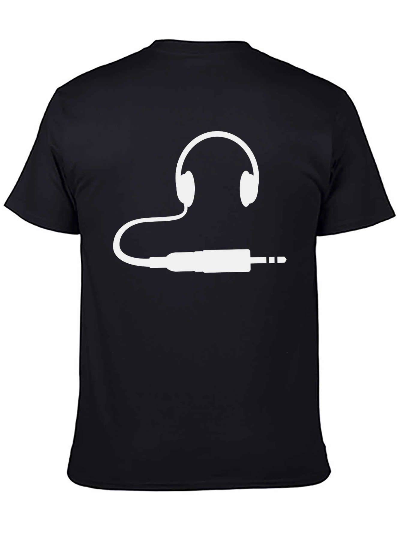 Headphone Jack Graphic Tee - Music Lover T-Shirt