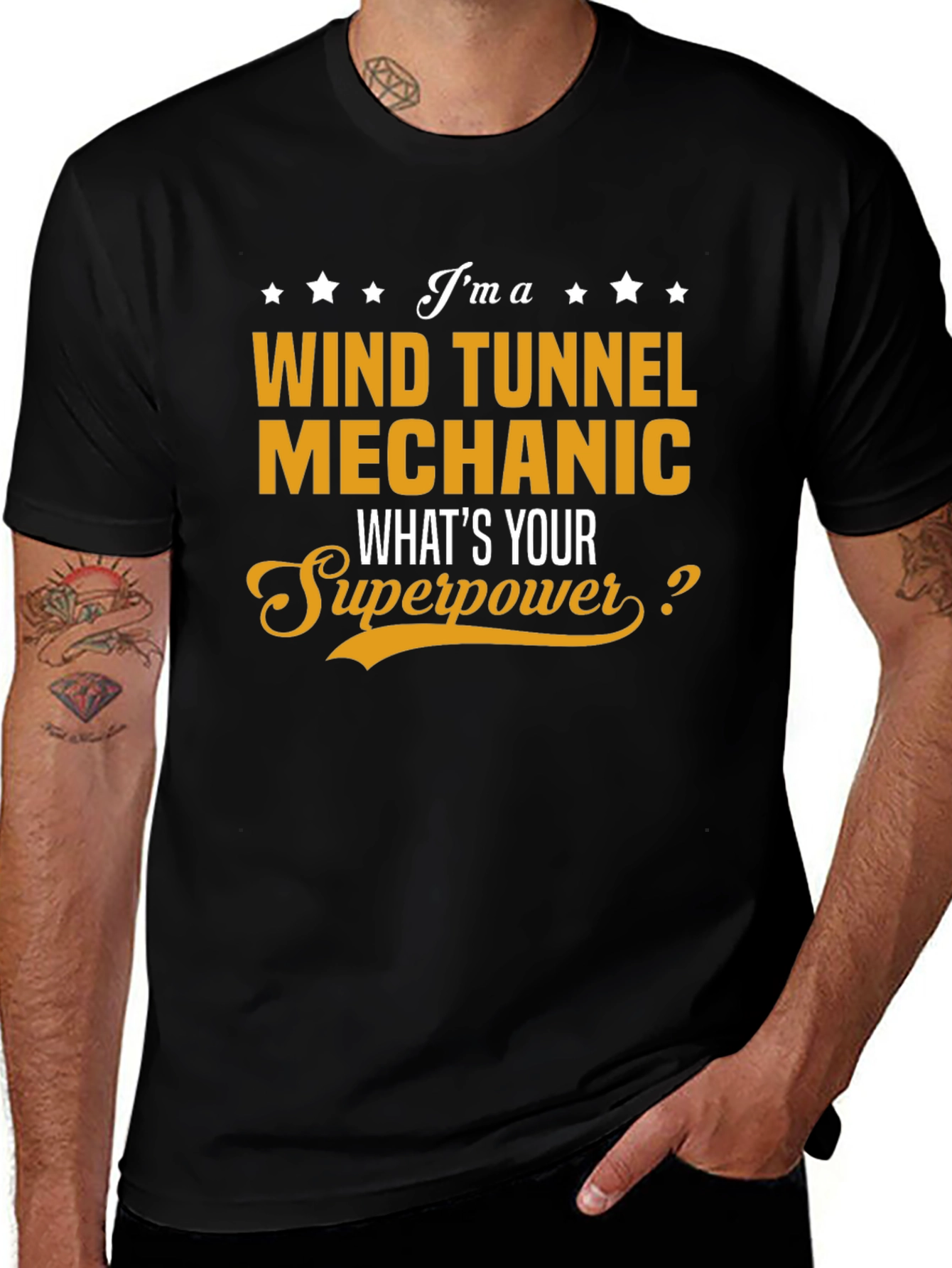 Wind Tunnel Mechanic Superpower T-Shirt