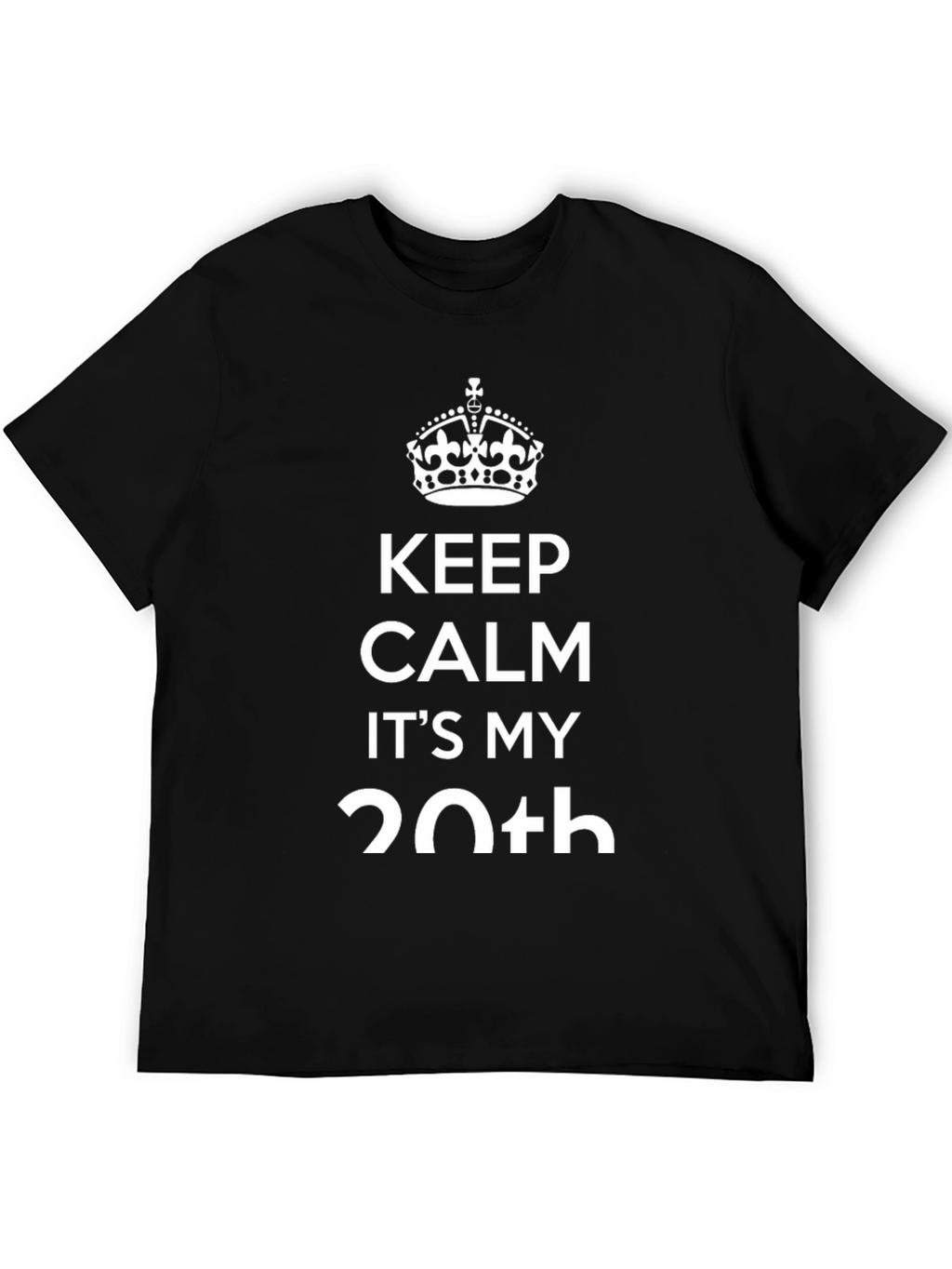 Keep Calm 20th Birthday T-Shirt