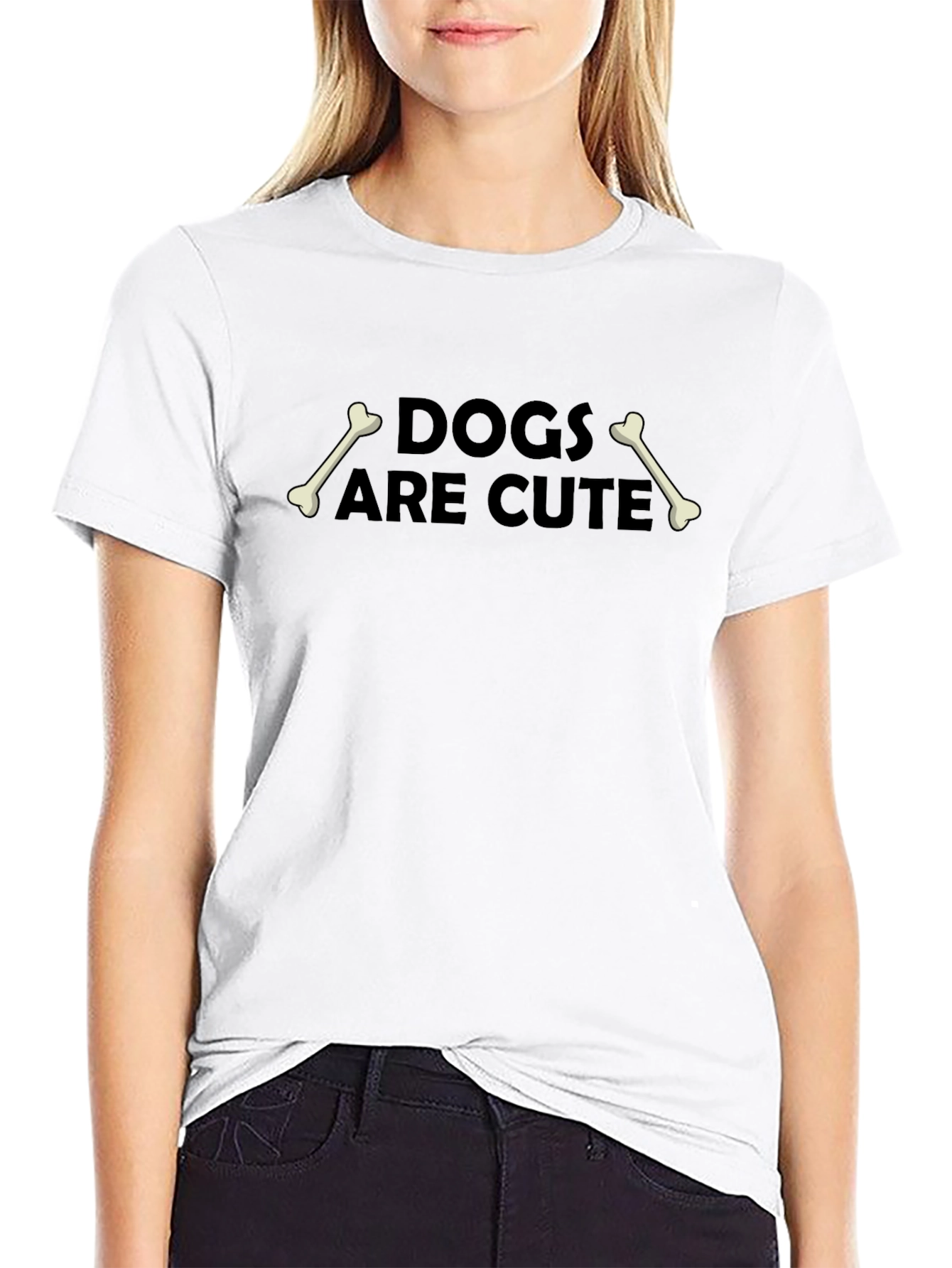 Dogs Are Cute Graphic T-Shirt