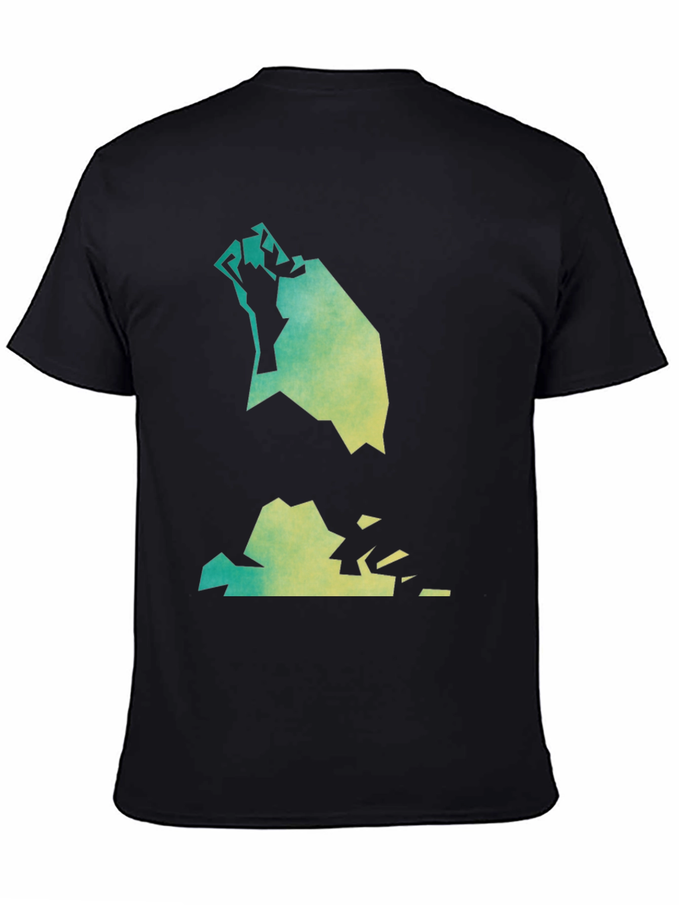 Abstract Graphic Tee - Black