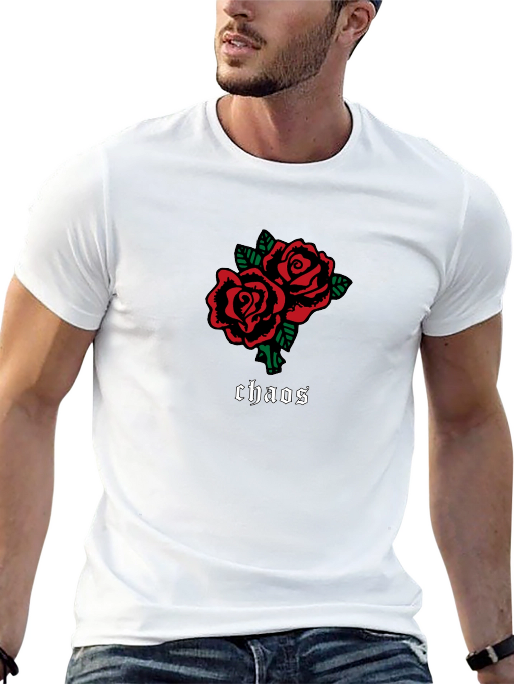 Black Roses Chaos Graphic Tee