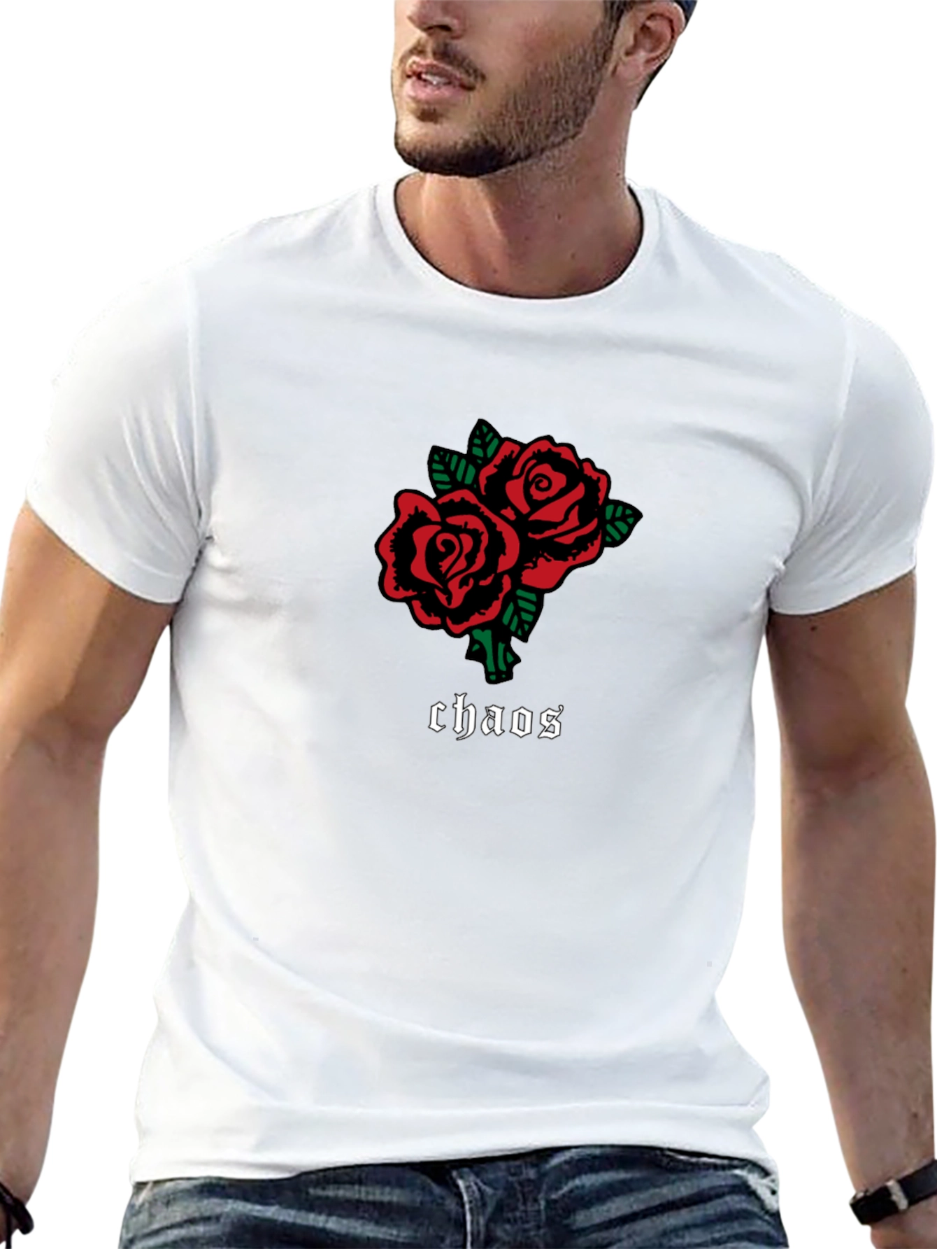 Black Roses Chaos Graphic Tee