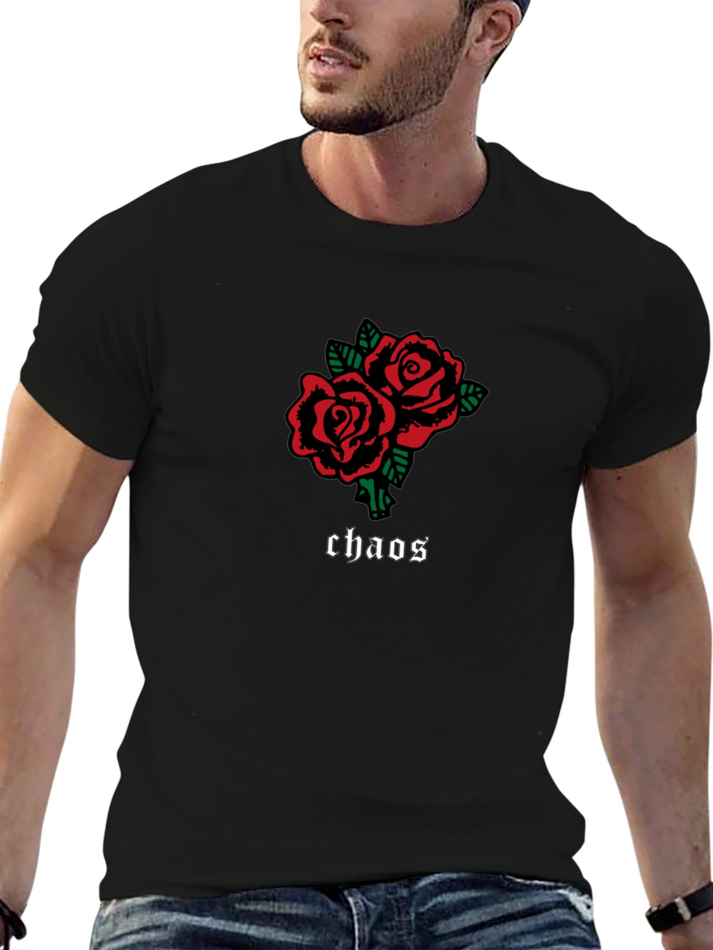 Black Roses Chaos Graphic Tee