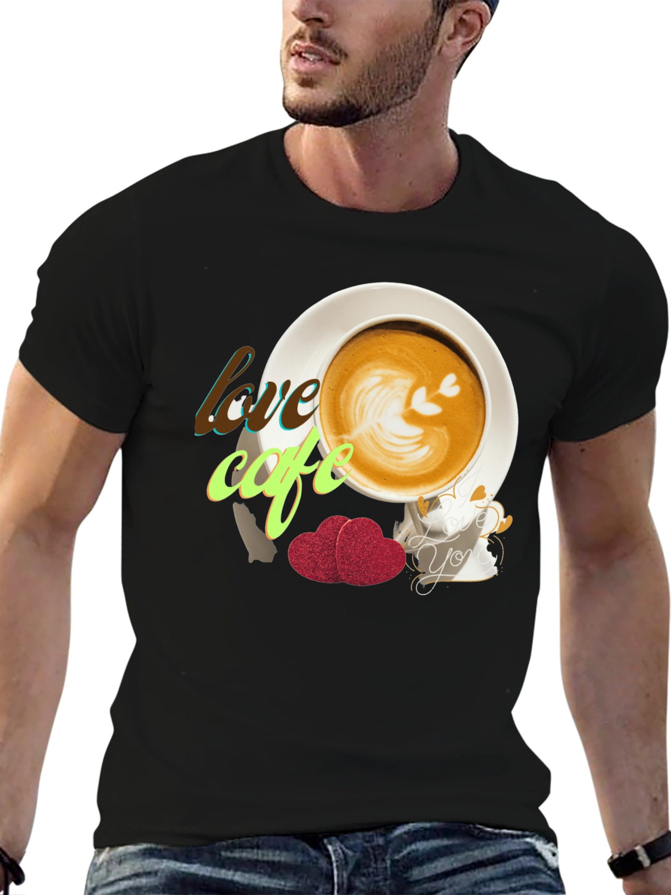 Love Cafe Graphic T-Shirt