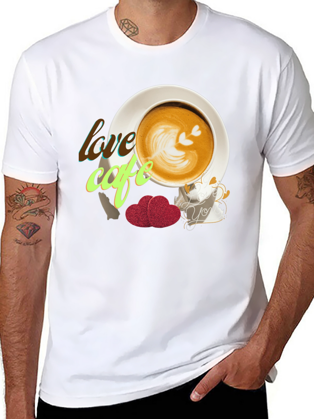 Love Cafe Graphic T-Shirt