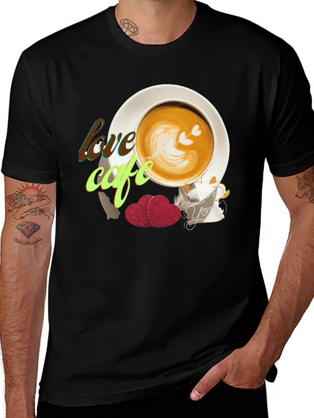 Love Cafe Graphic T-Shirt
