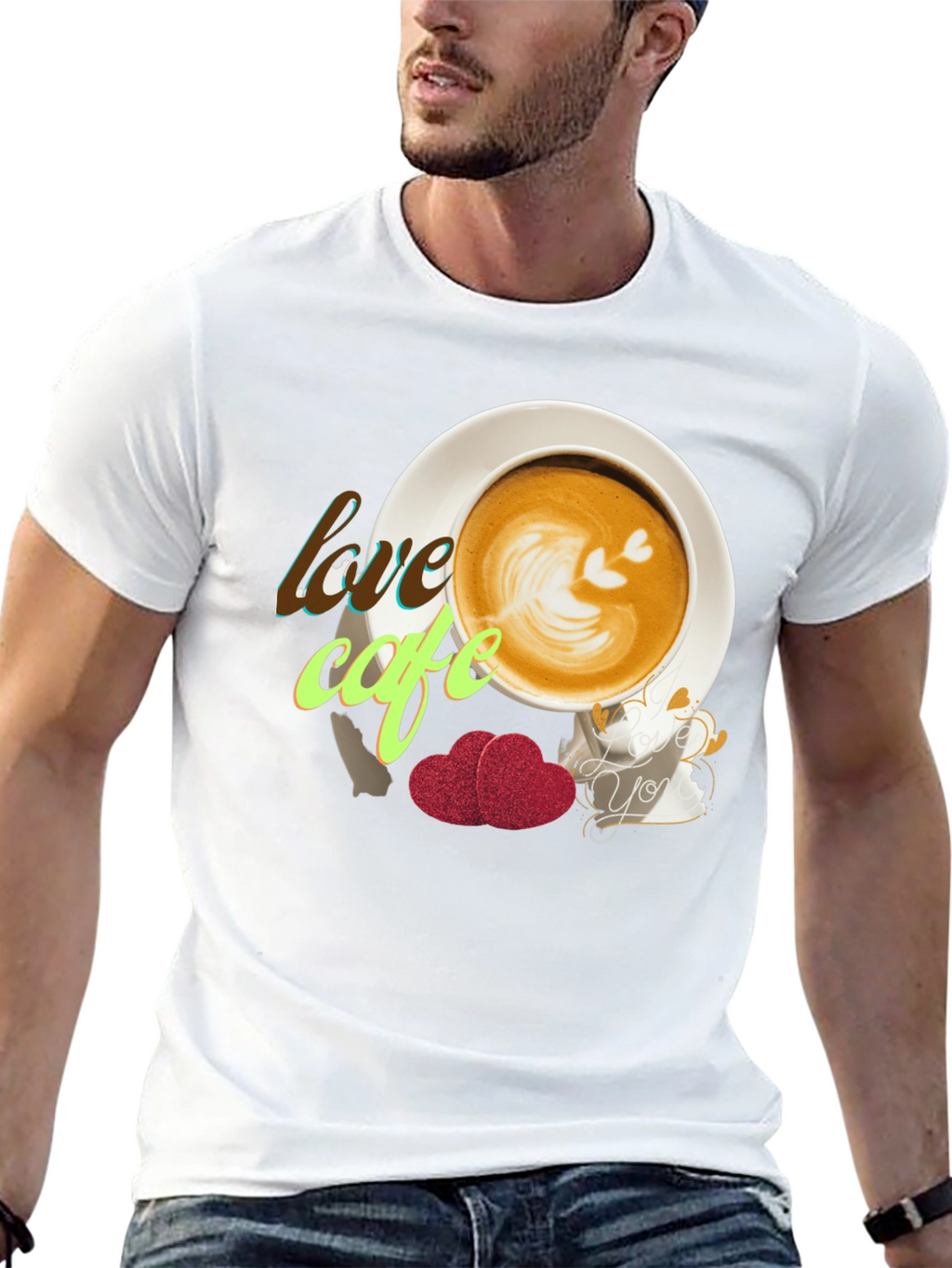 Love Cafe Graphic T-Shirt