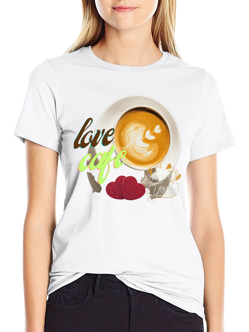Love Cafe Graphic T-Shirt