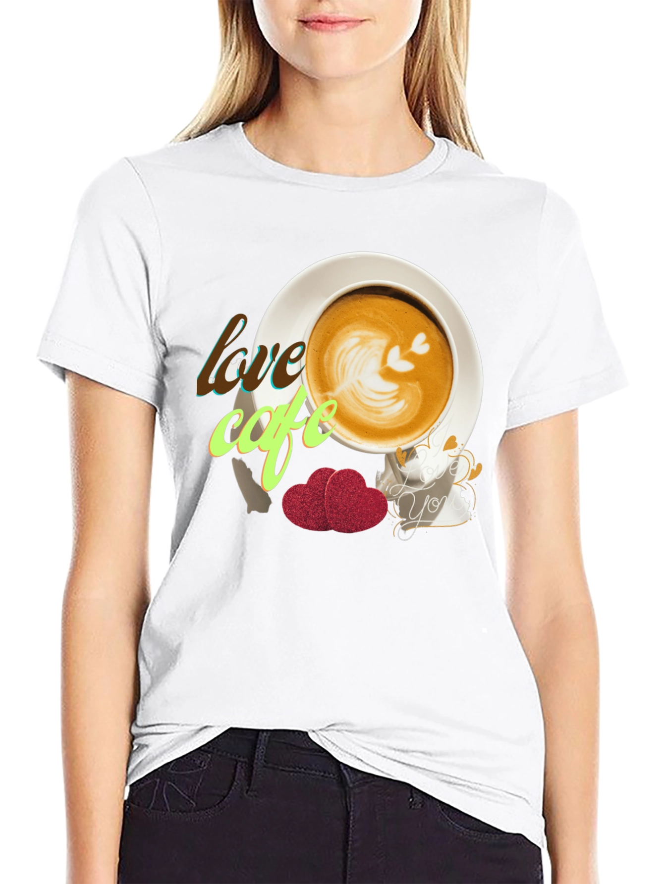 Love Cafe Graphic T-Shirt