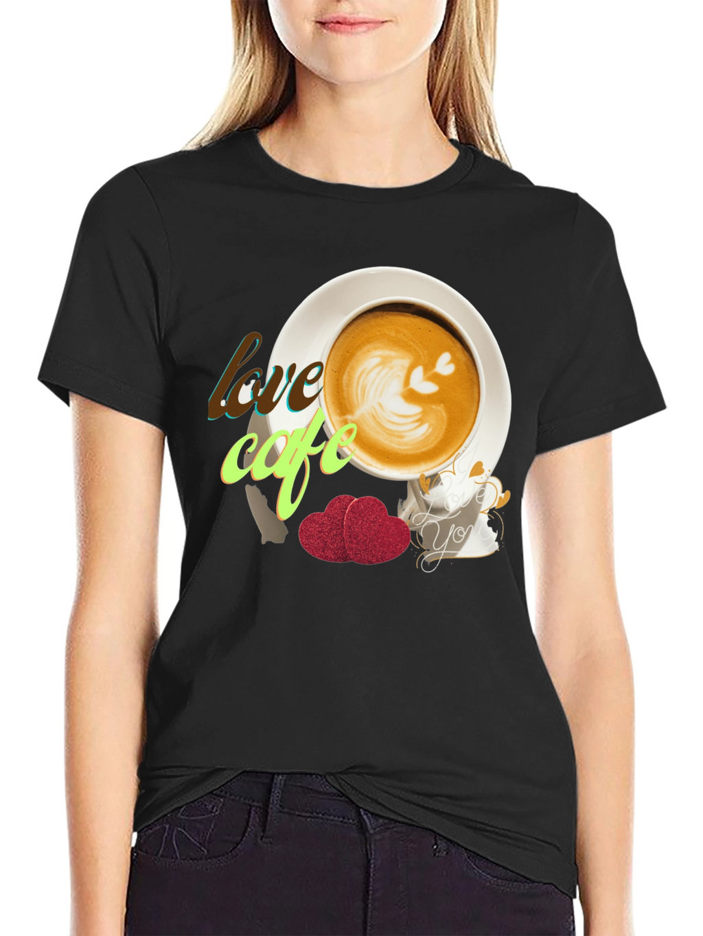 Love Cafe Graphic T-Shirt