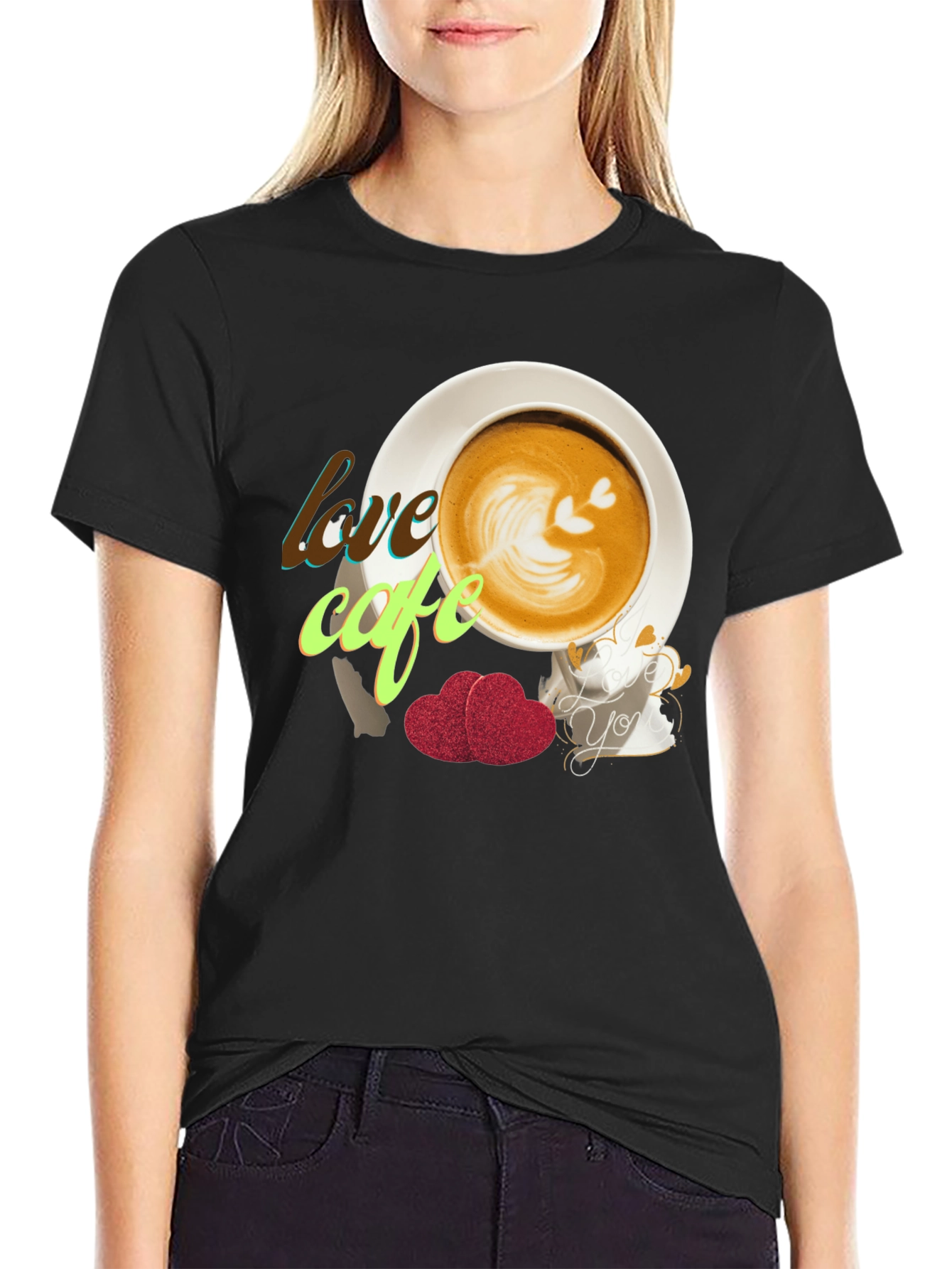 Love Cafe Graphic T-Shirt