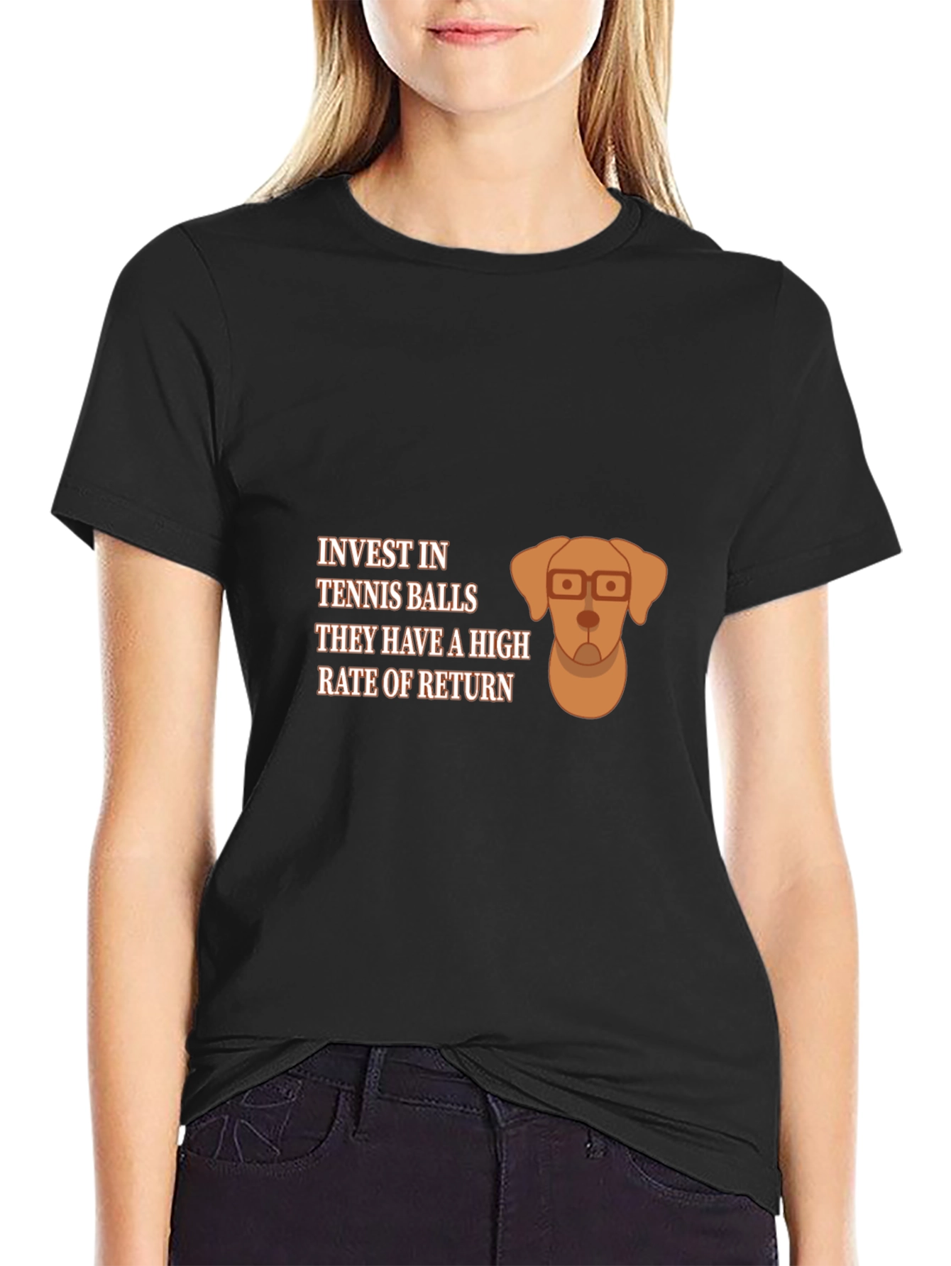 Invest in Tennis Balls Dog Graphic Tee
