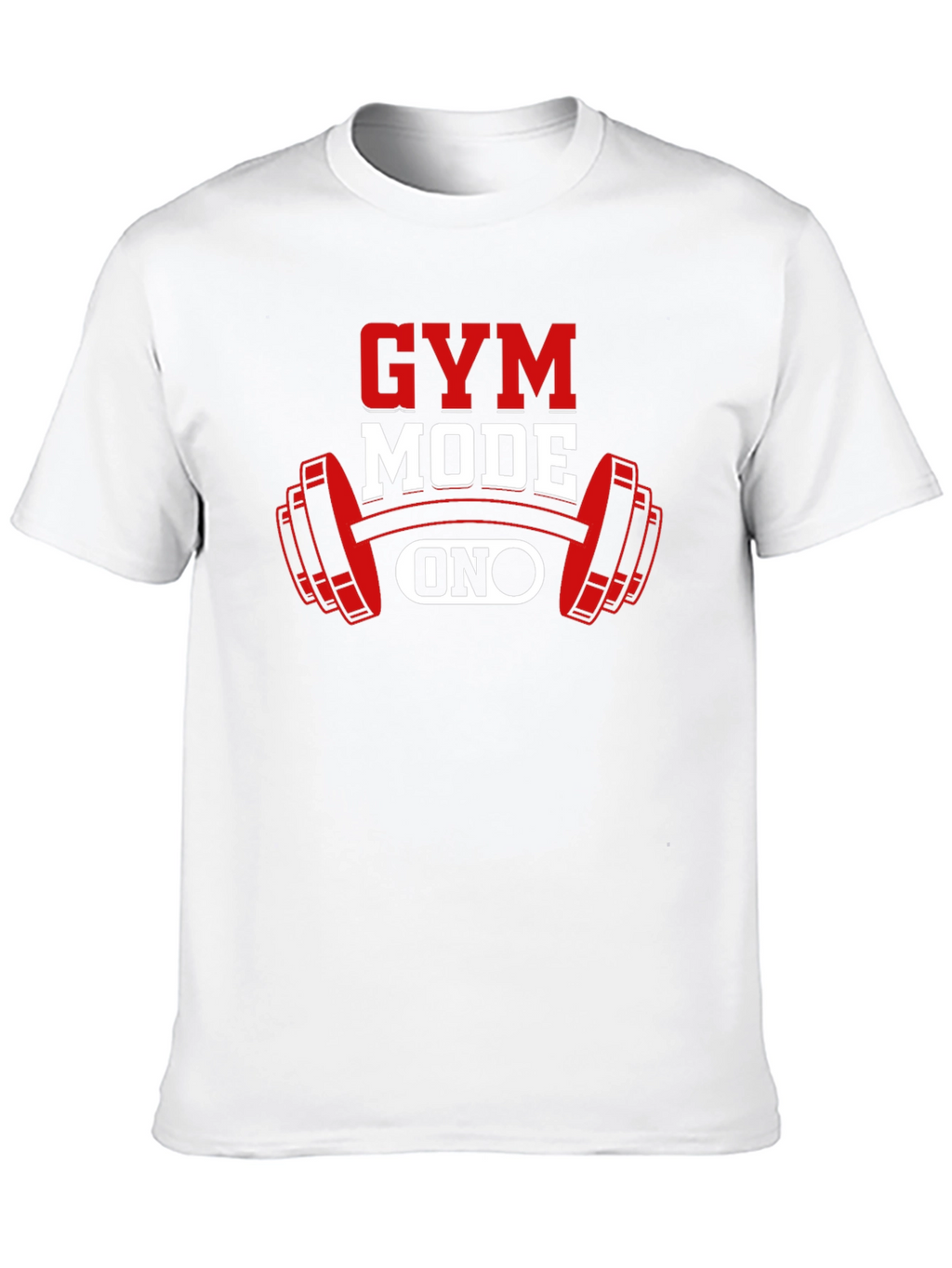 Gym Mode On T-Shirt - Black Fitness Apparel