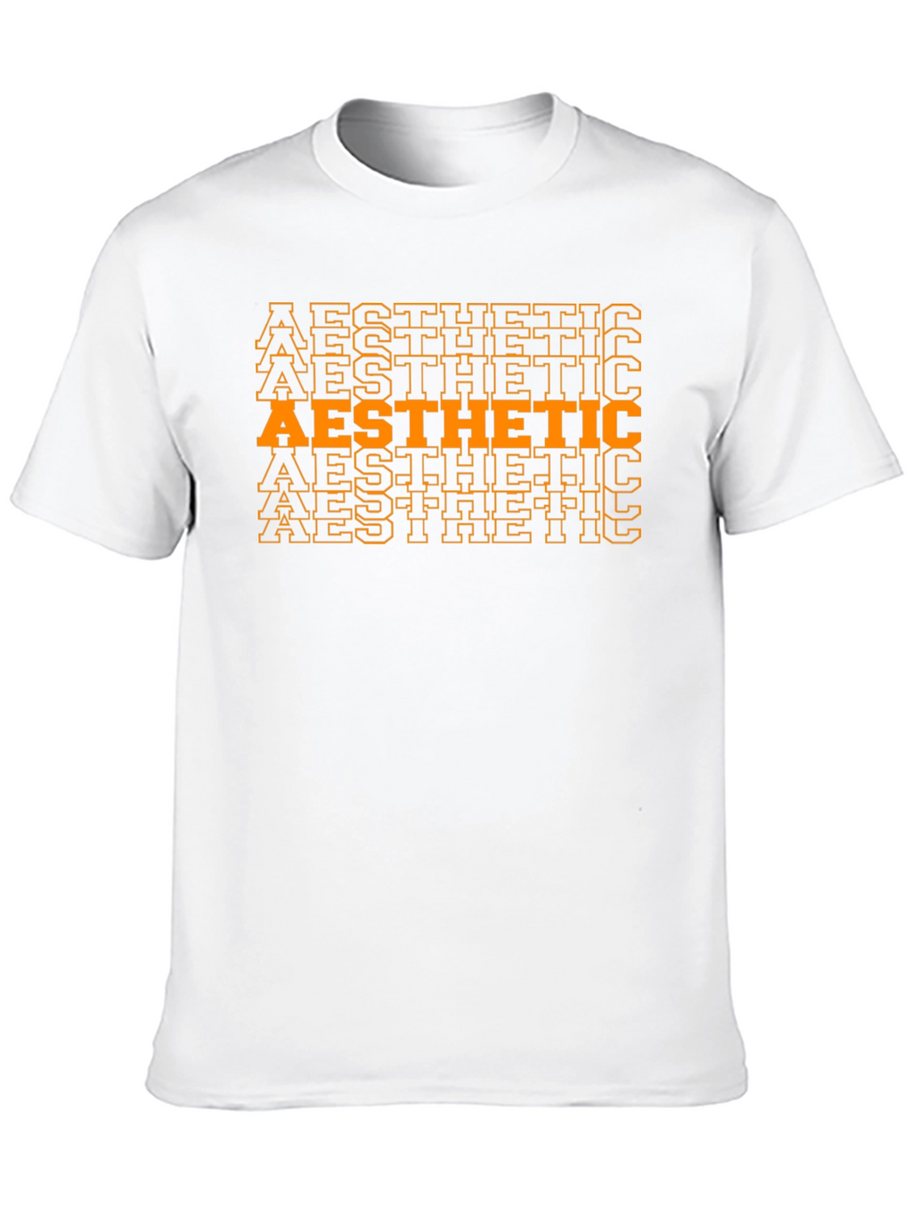 Aesthetic Stacked Graphic Tee - Modern Style