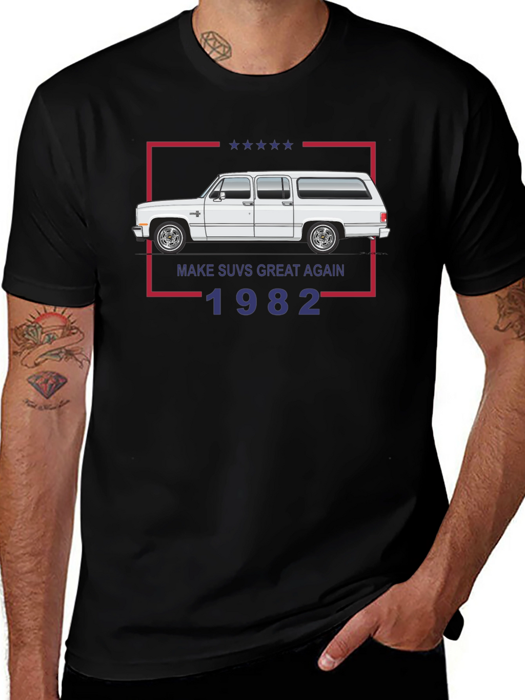 Make SUVs Great Again 1982 T-Shirt
