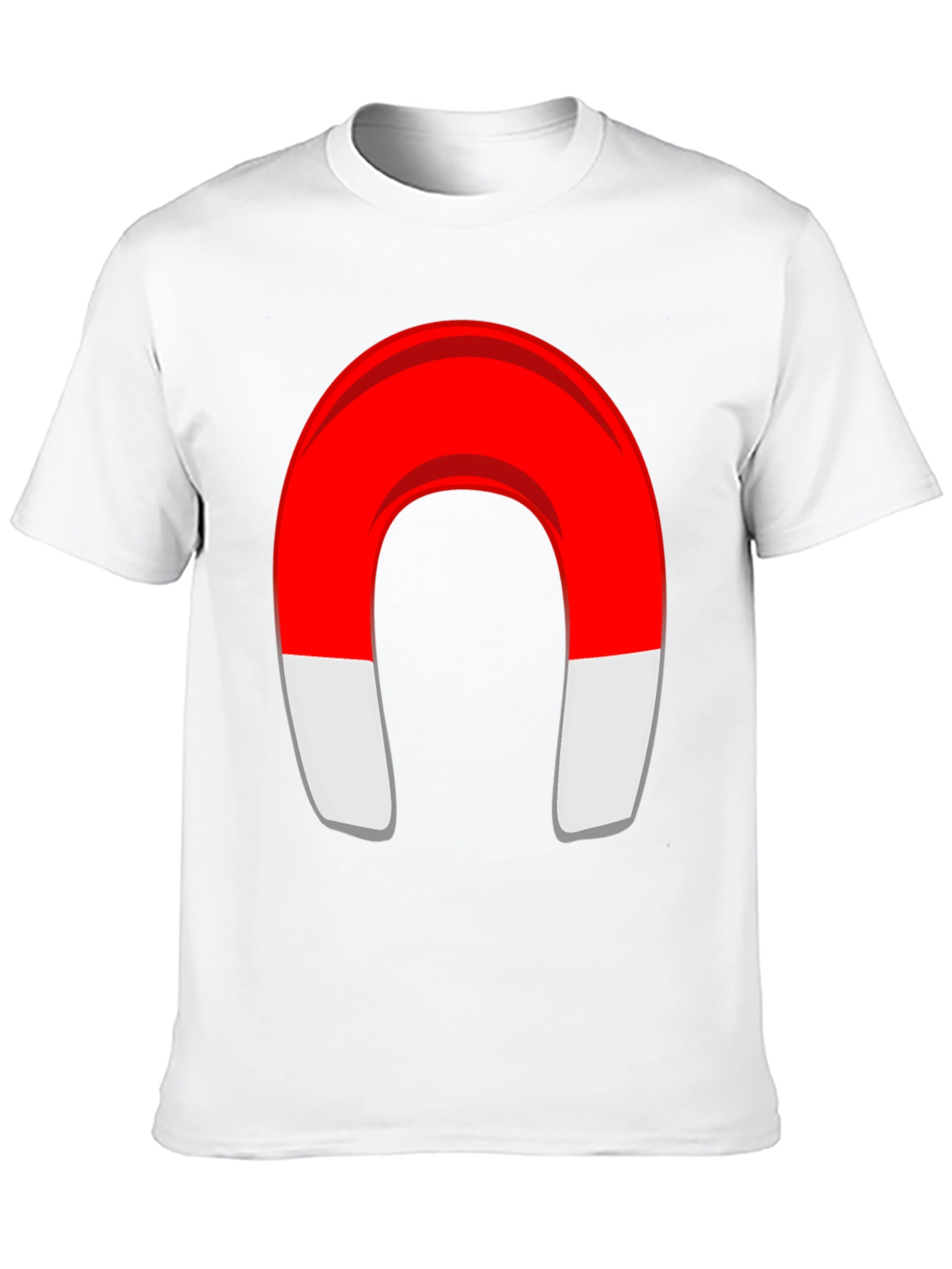 Magnet Graphic T-Shirt - Black Cotton Blend Tee