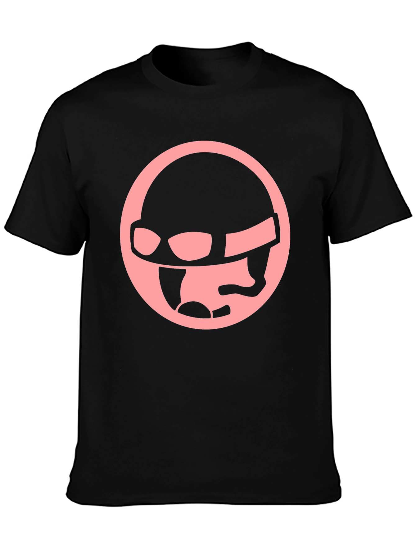 Retro Pilot Graphic Black T-Shirt